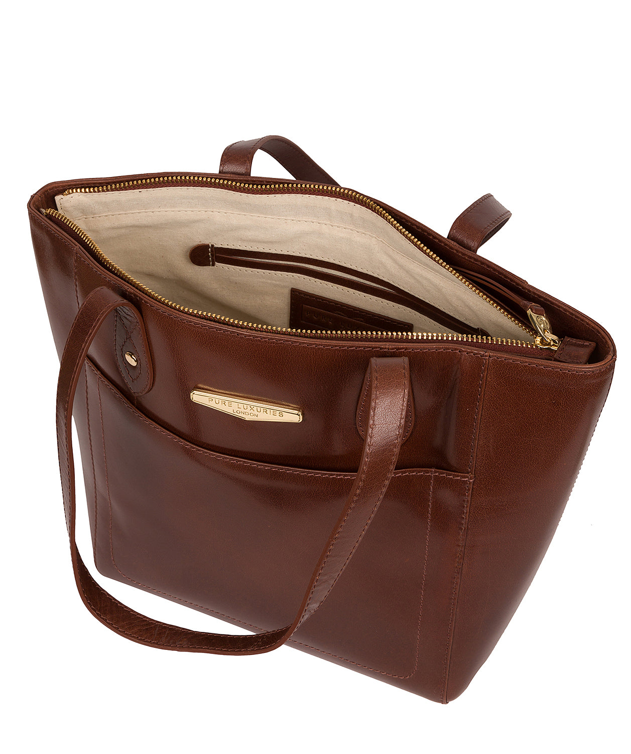 'Marisa' Italian Tan Leather Handbag