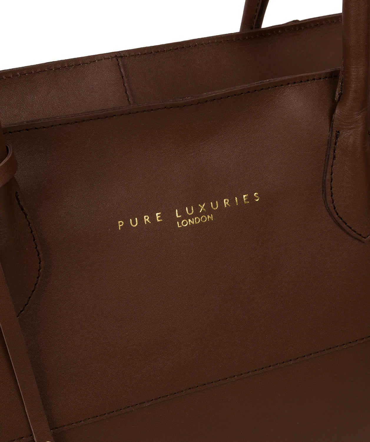 'Storrington' Ombré Chestnut Vegetable-Tanned Leather Tote Bag