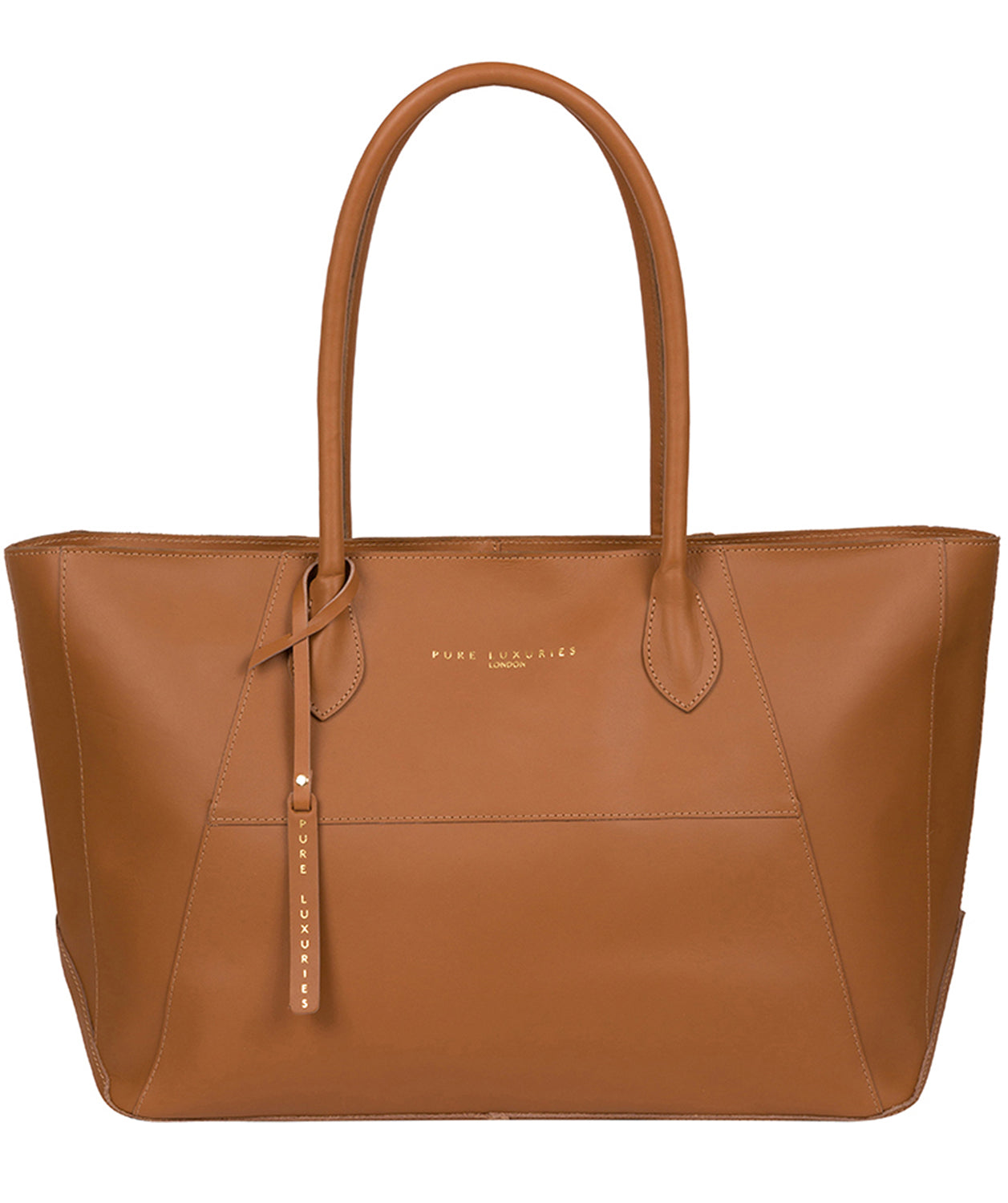 'Storrington' Saddle Tan Vegetable-Tanned Leather Tote Bag