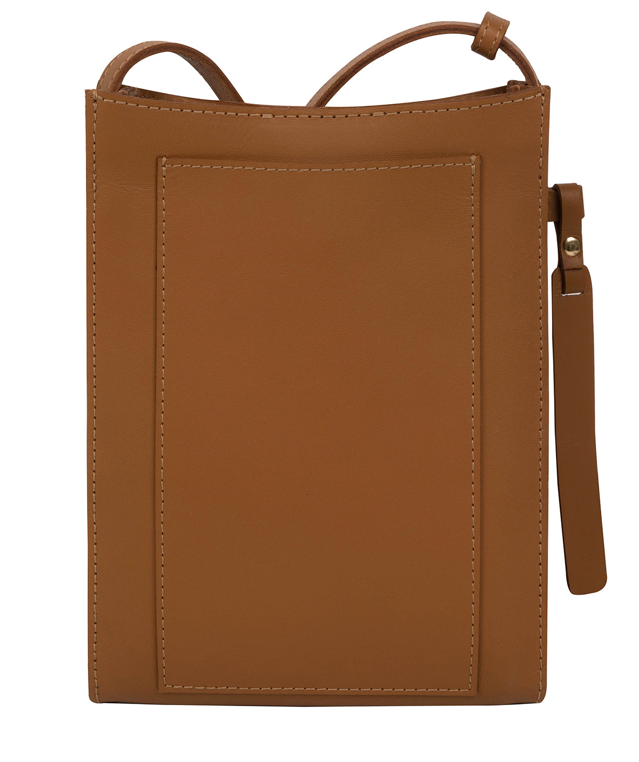 'Barton' Saddle Tan Vegetable-Tanned Leather Phone Bag