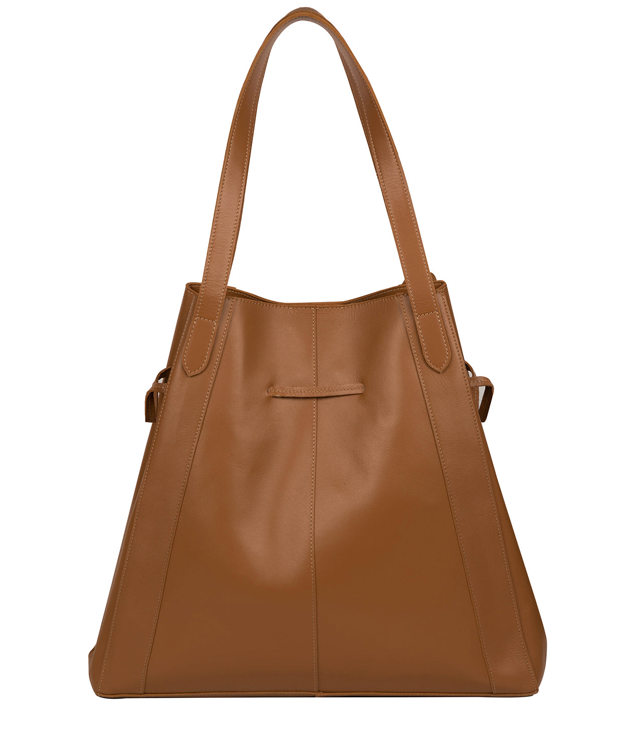 'Bembridge' Saddle Tan Vegetable-Tanned Leather Extra-Large Shoulder Bag