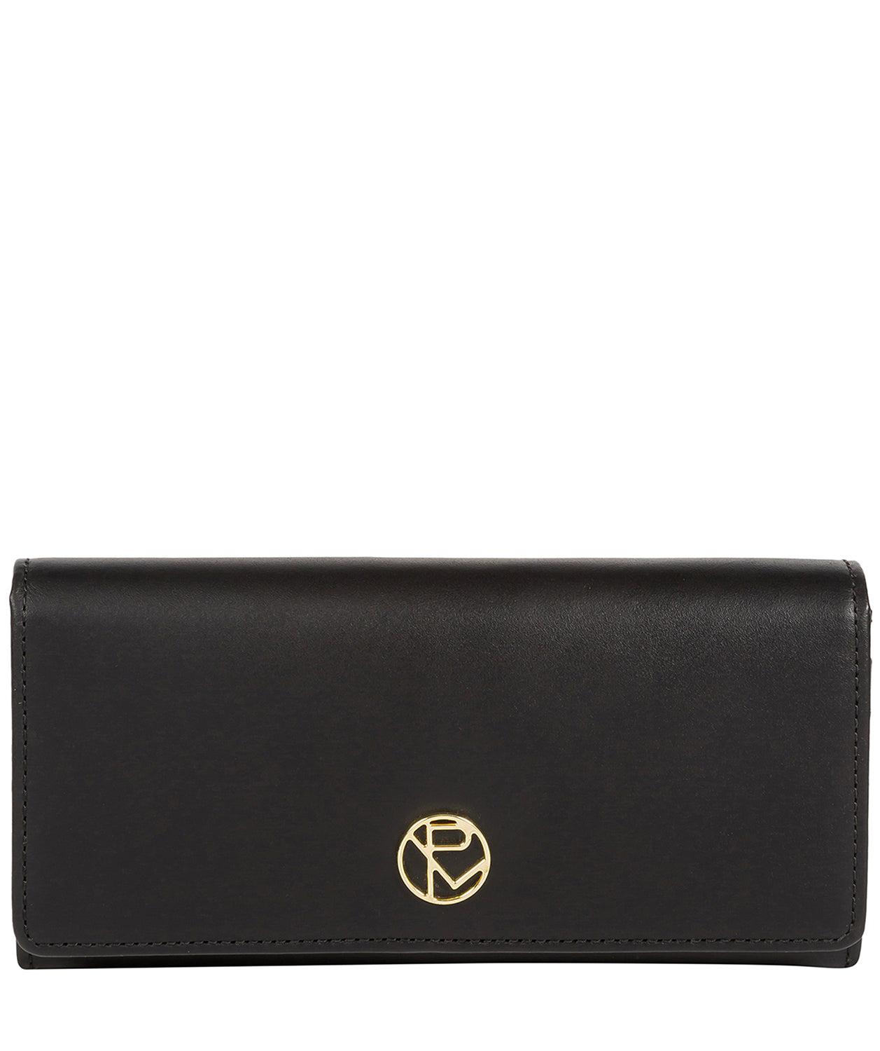 'Paris' Black Leather Purse