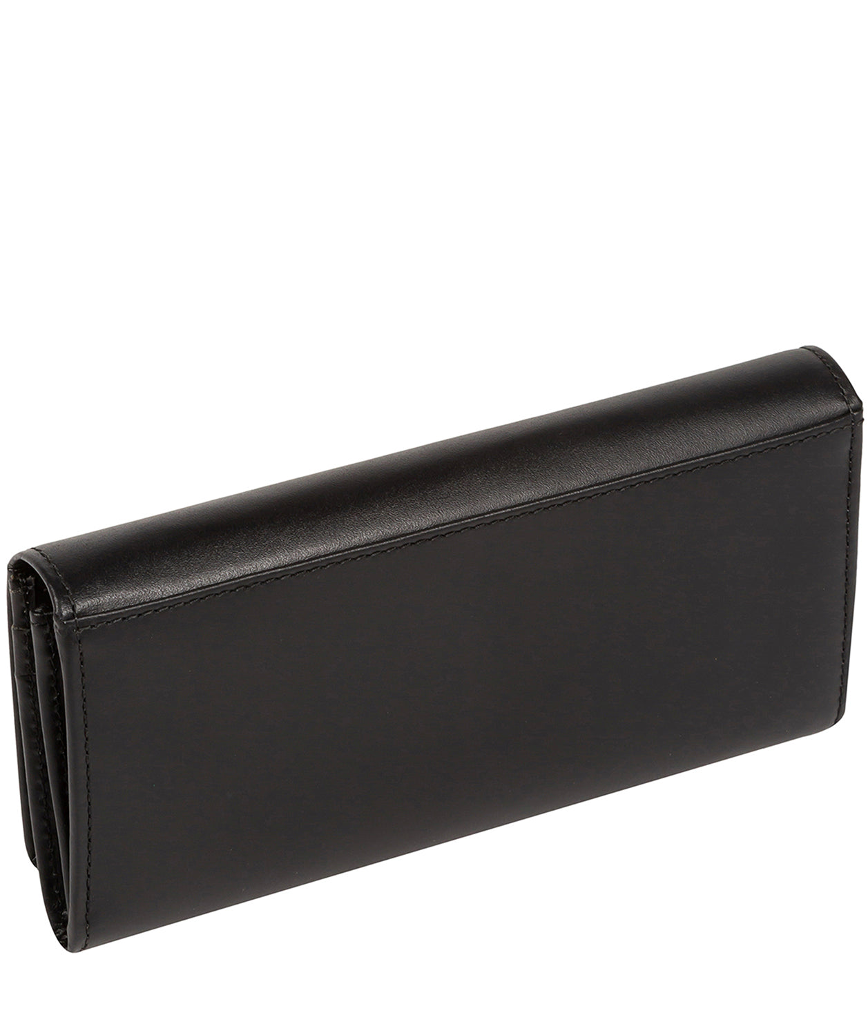 'Paris' Black Leather Purse