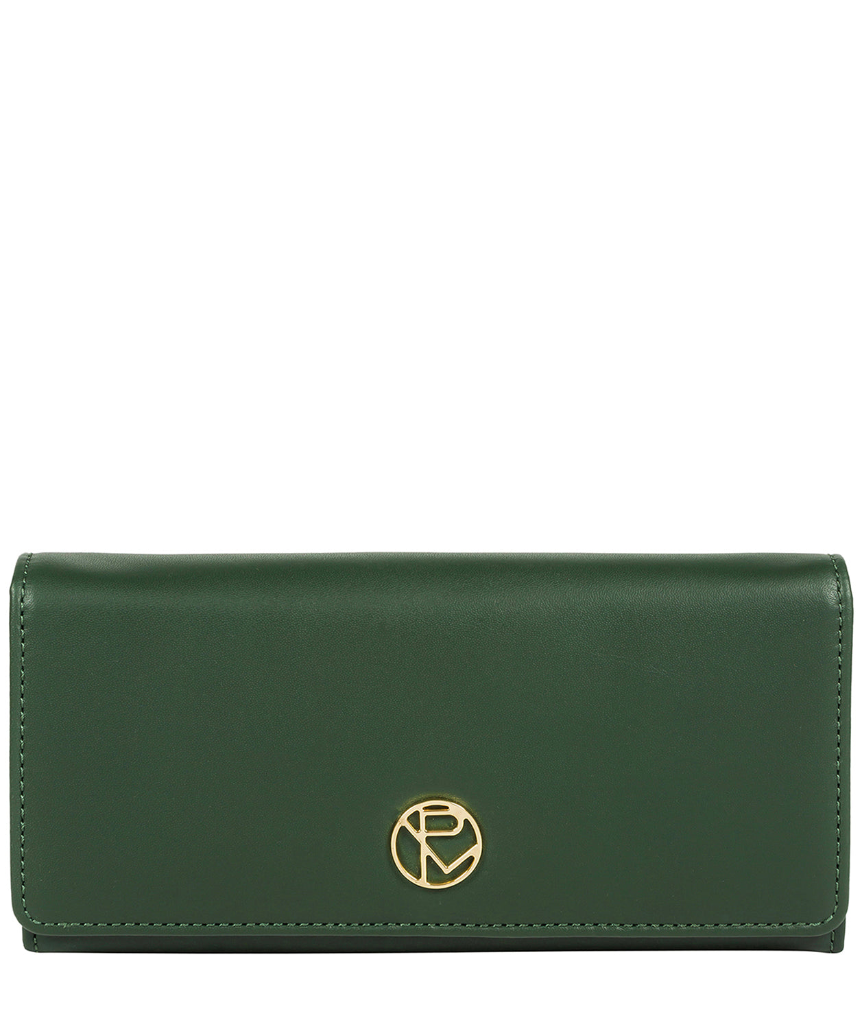 'Paris' Evergreen Leather Purse