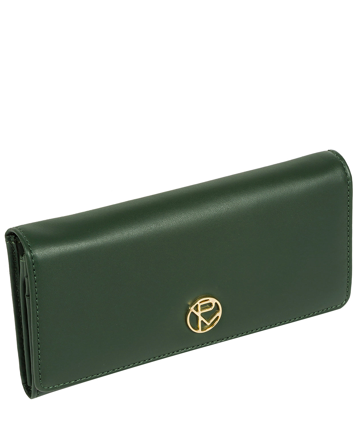 'Paris' Evergreen Leather Purse