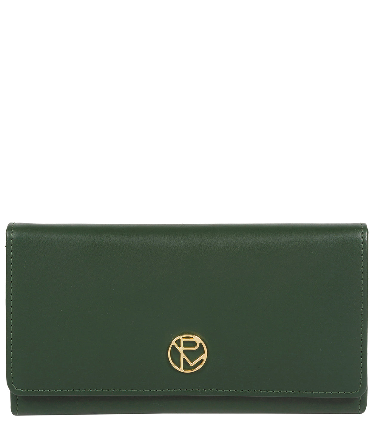 'Marseille' Evergreen Leather Purse