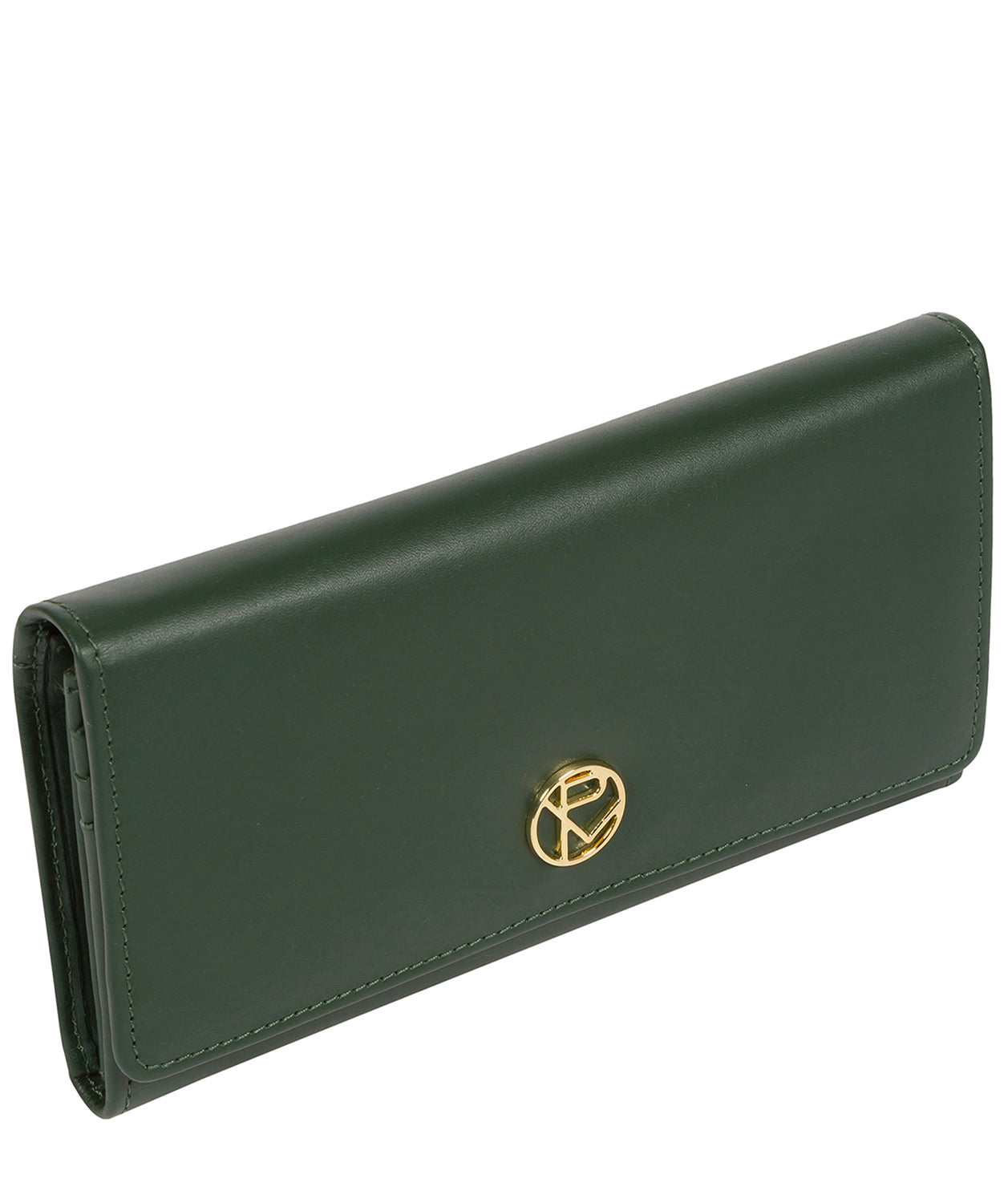 'Marseille' Evergreen Leather Purse