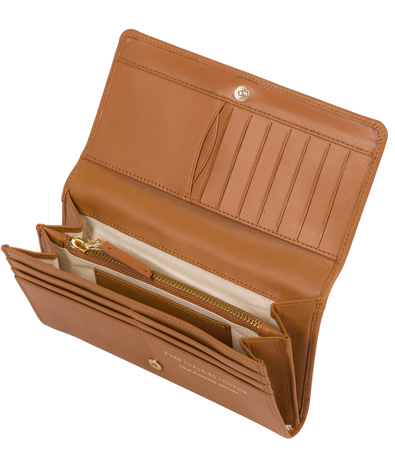 'Marseille' Saddle Tan Leather Purse