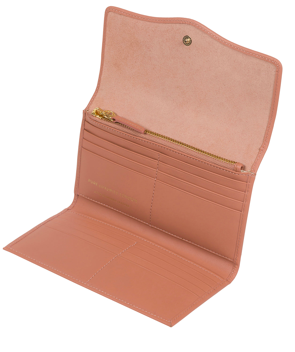 'Montpellier' Misty Rose Leather Purse