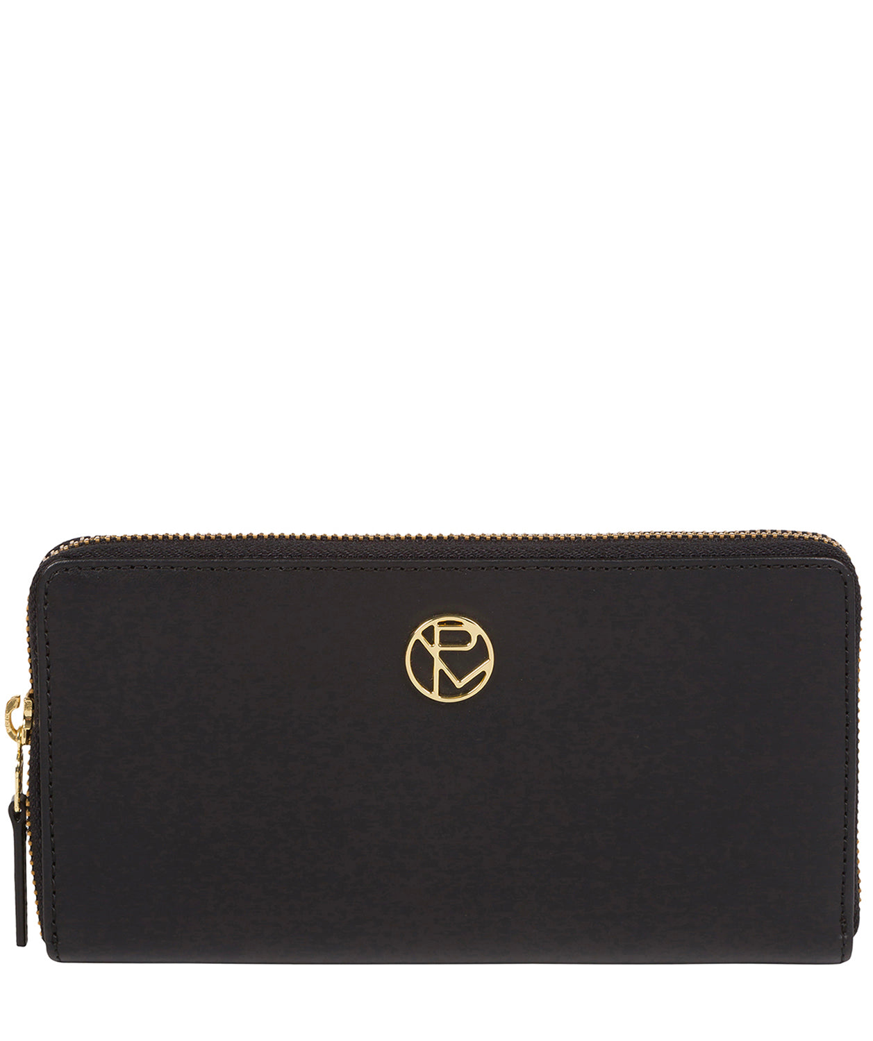 'Nimes' Black Leather Purse