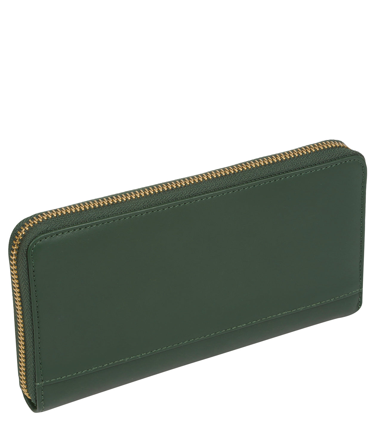 'Nimes' Evergreen Leather Purse