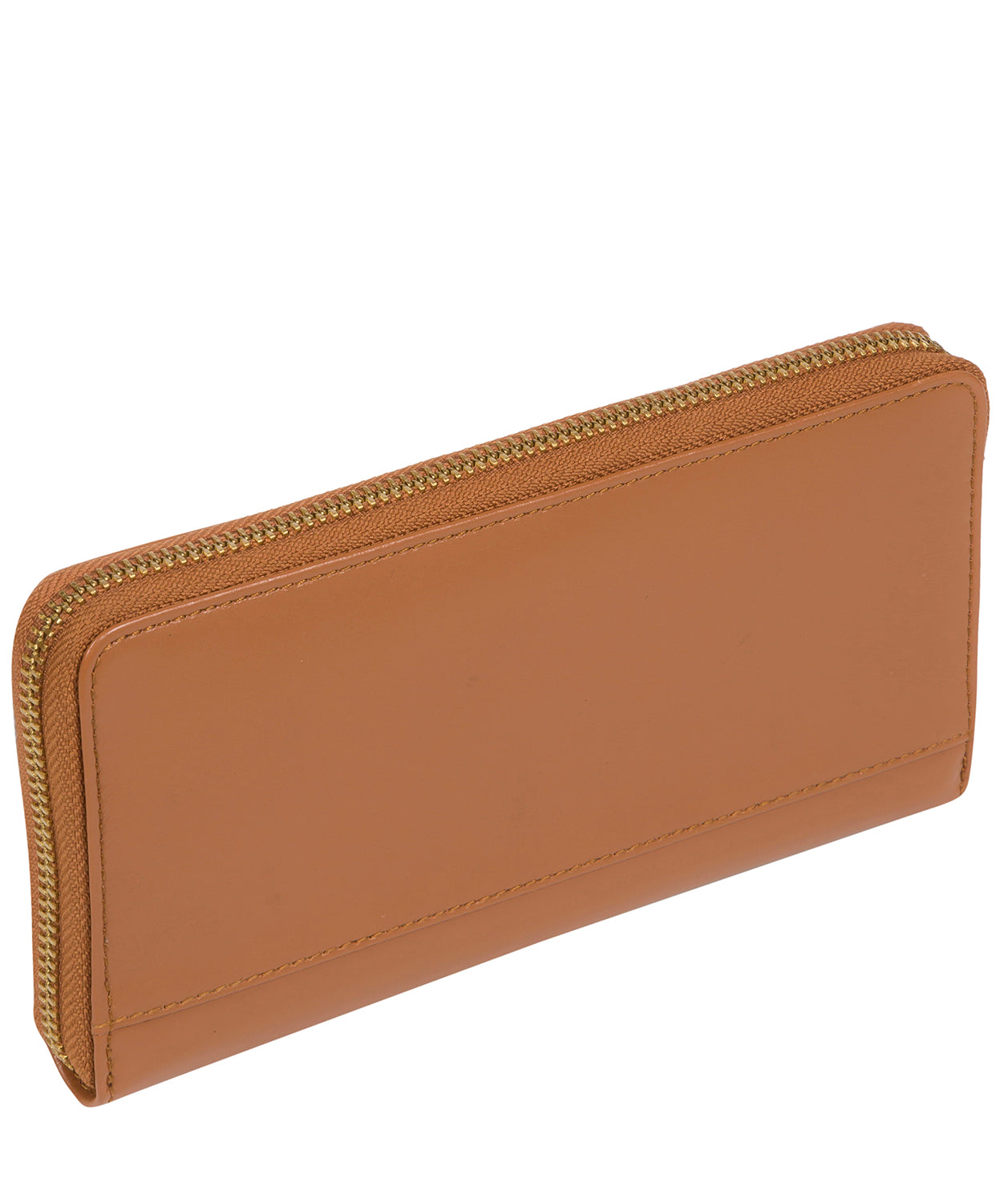 'Nimes' Saddle Tan Leather Purse