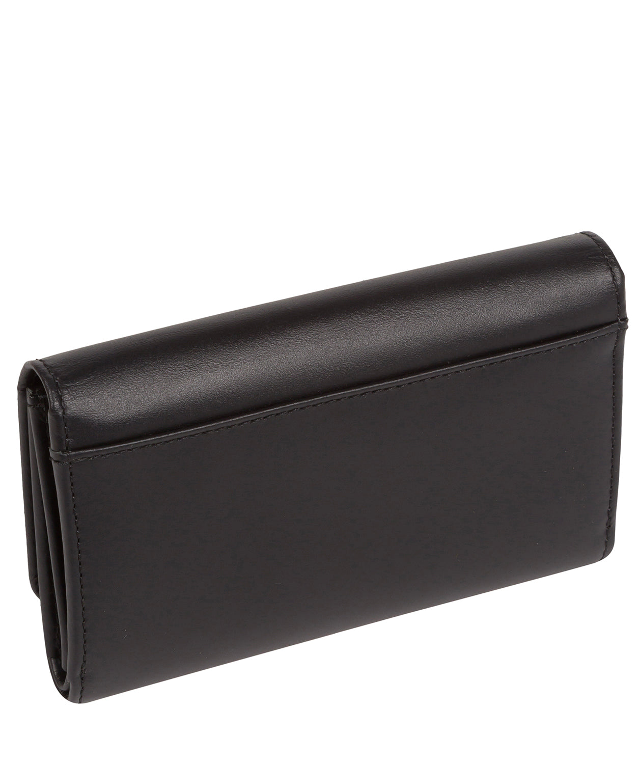 'Metz' Black Leather Purse