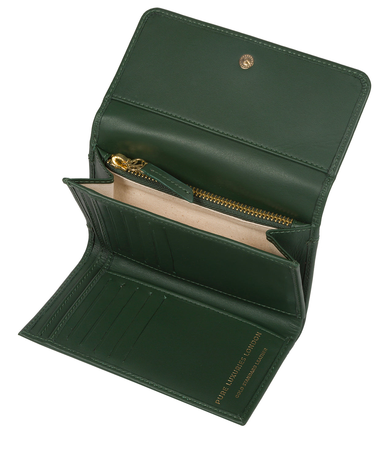 'Metz' Evergreen Leather Purse