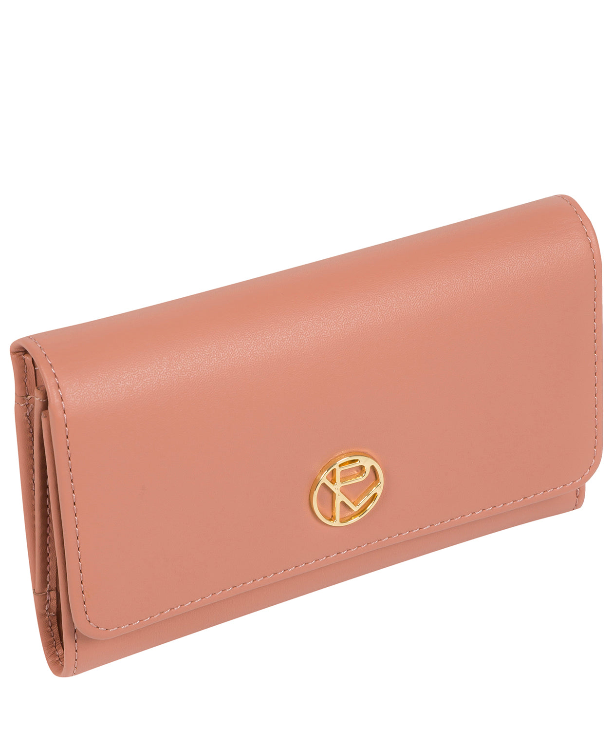 'Metz' Misty Rose Leather Purse