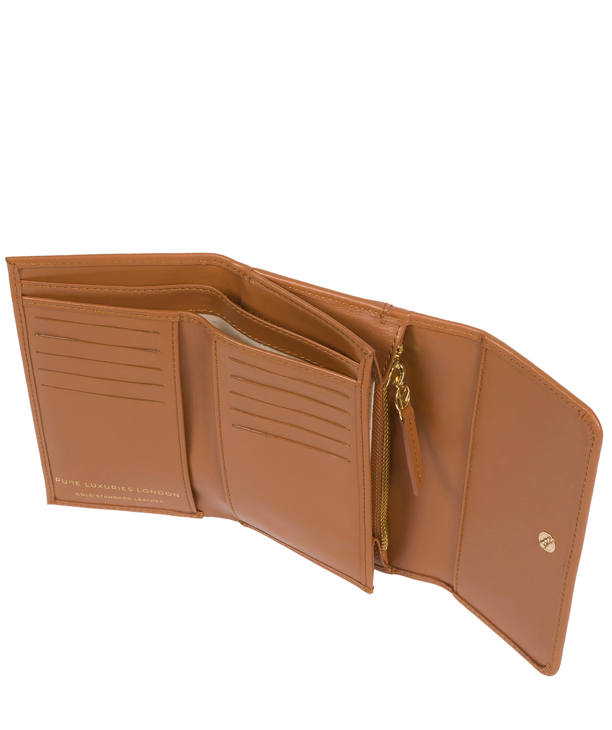 'Metz' Saddle Tan Leather Purse