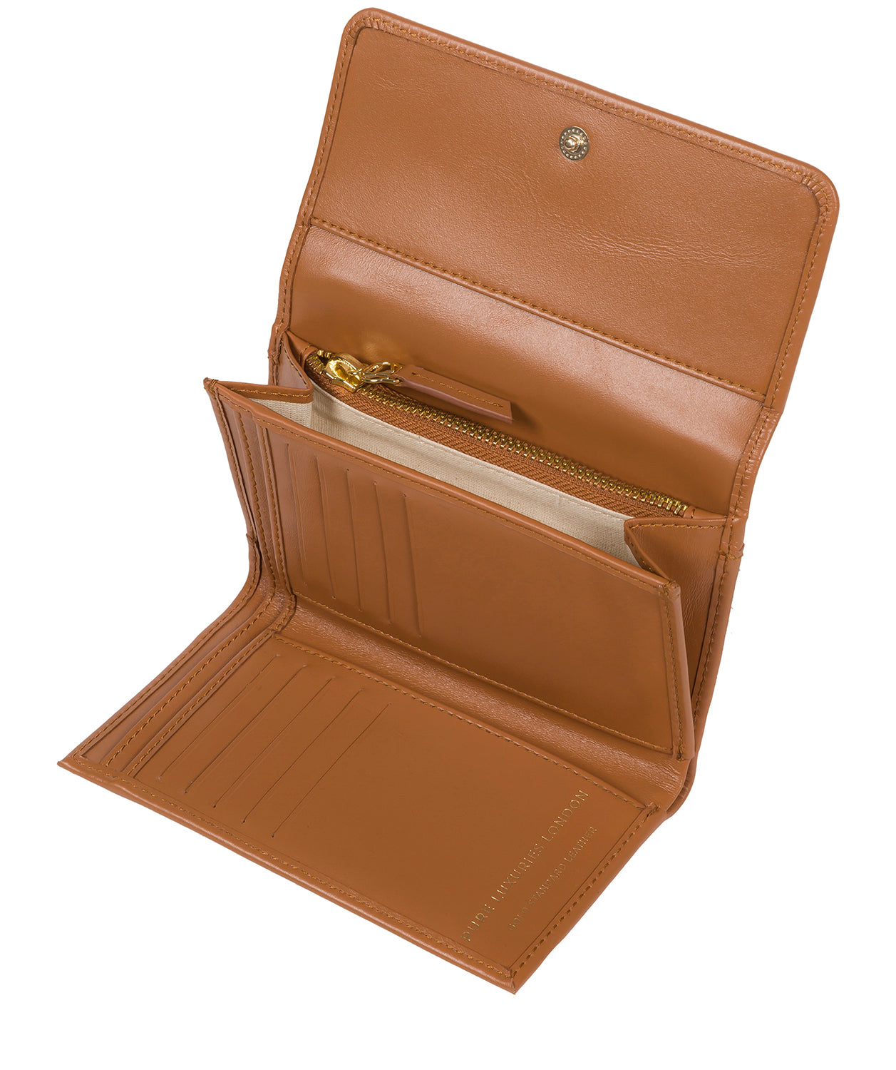 'Metz' Saddle Tan Leather Purse