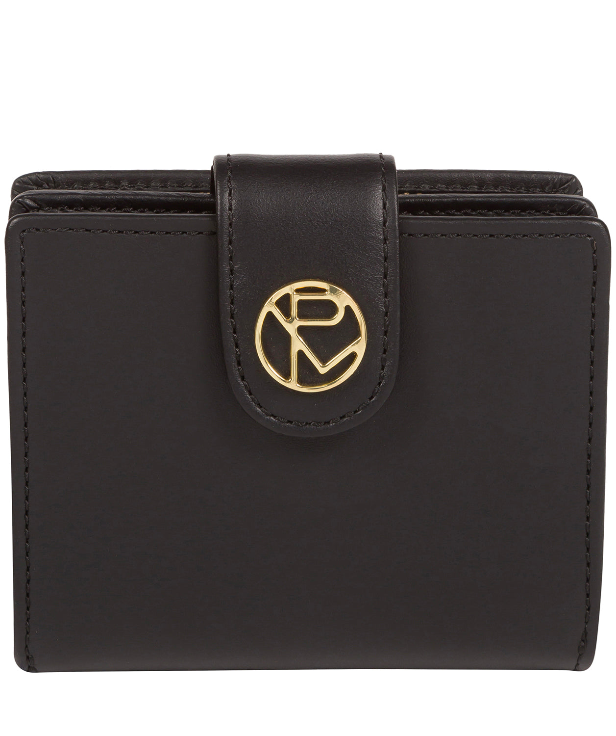 'Avignon' Black Leather Purse