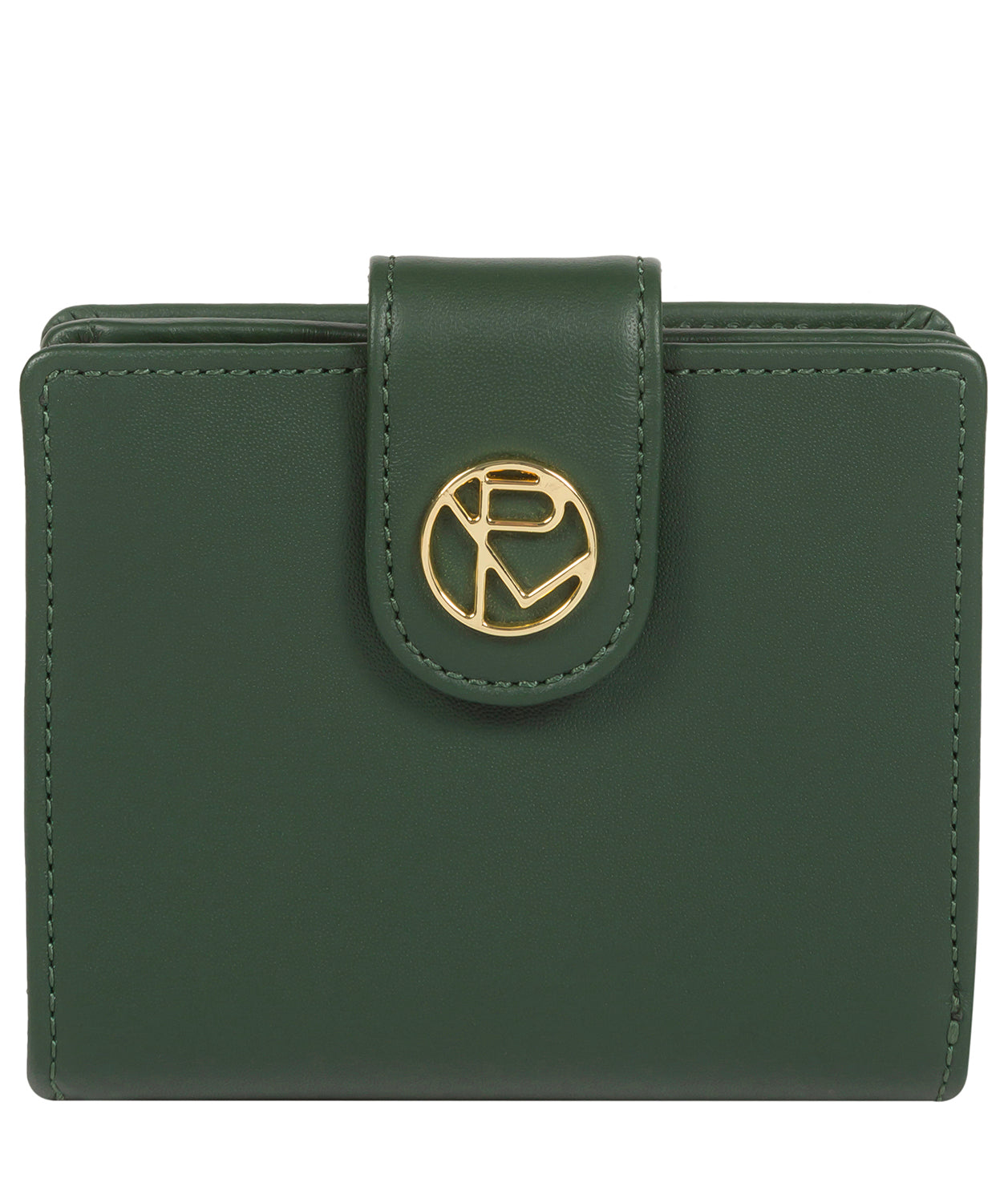 'Avignon' Evergreen Leather Purse