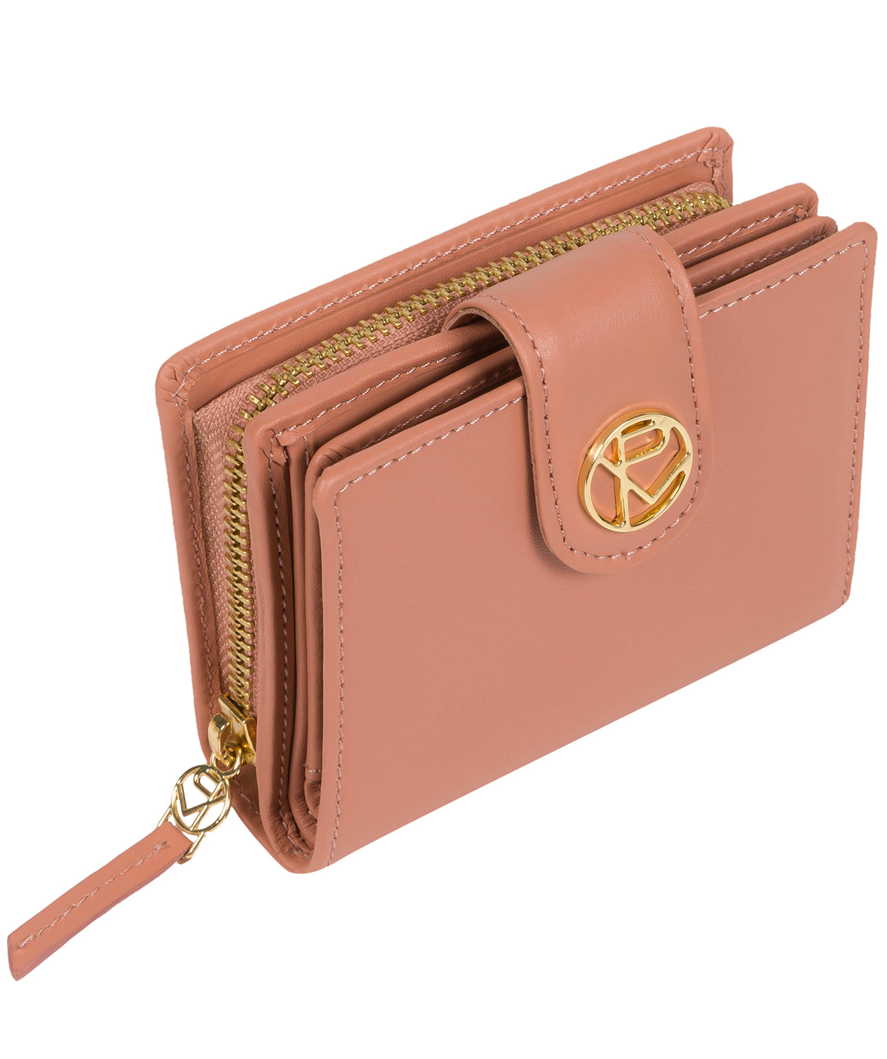 'Avignon' Misty Rose Leather Purse