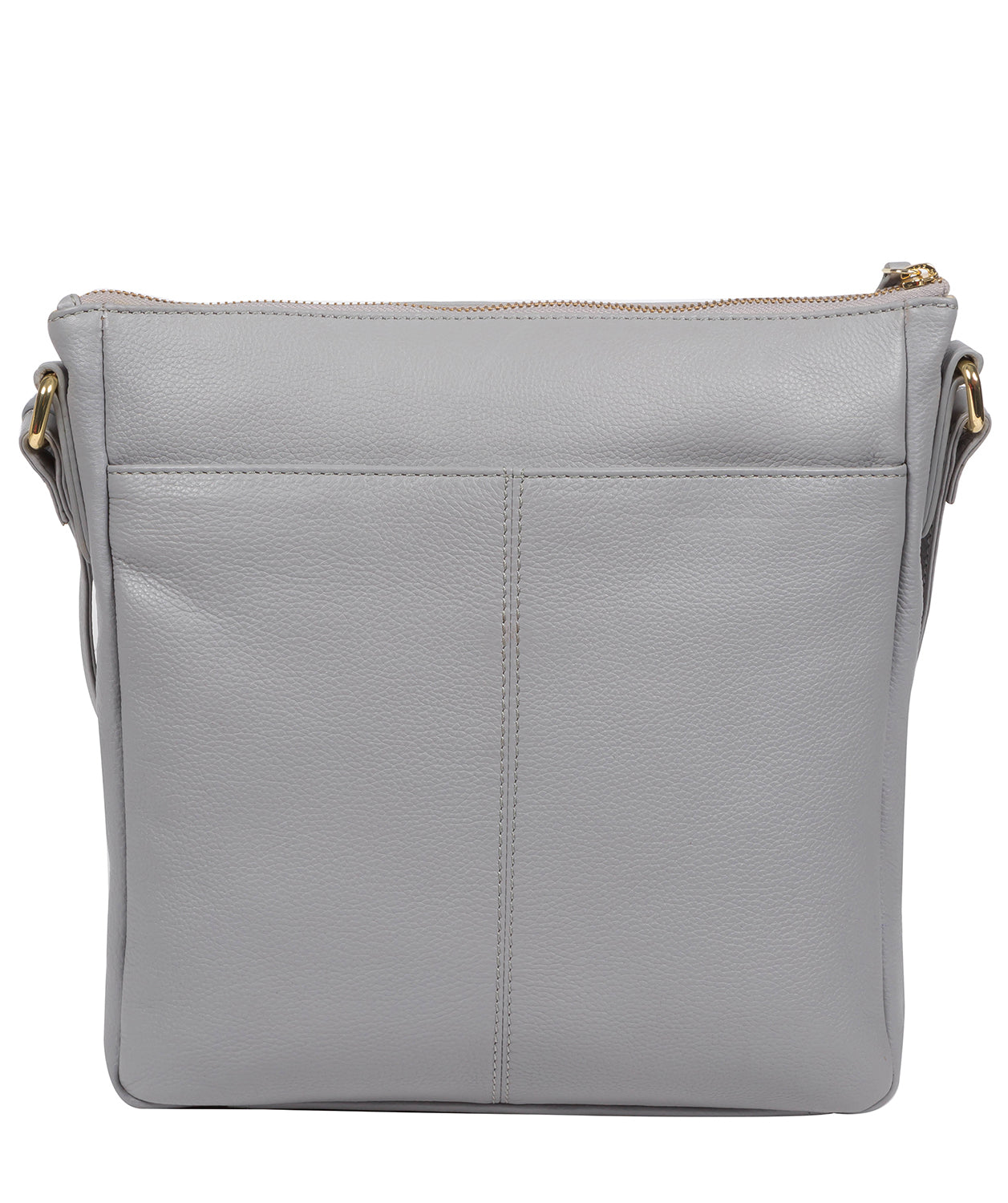 'Holbroke' Grey Leather Shoulder Bag