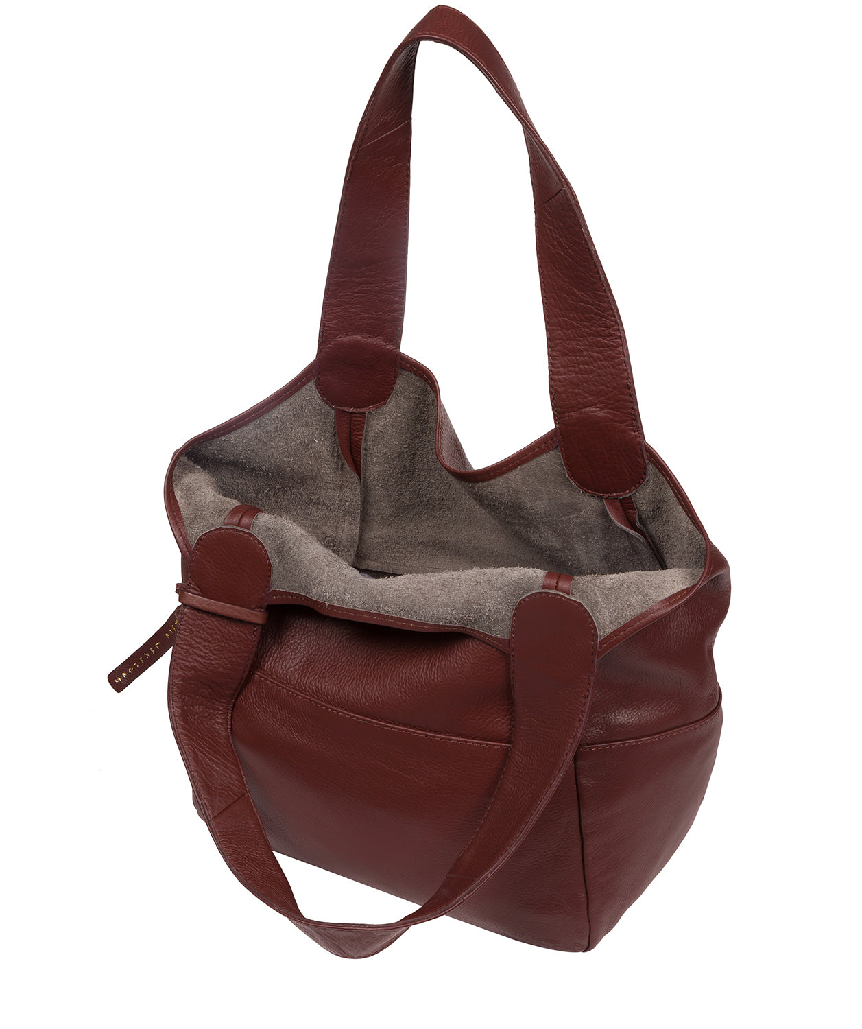 'Freer' Rich Chestnut Leather Tote Bag