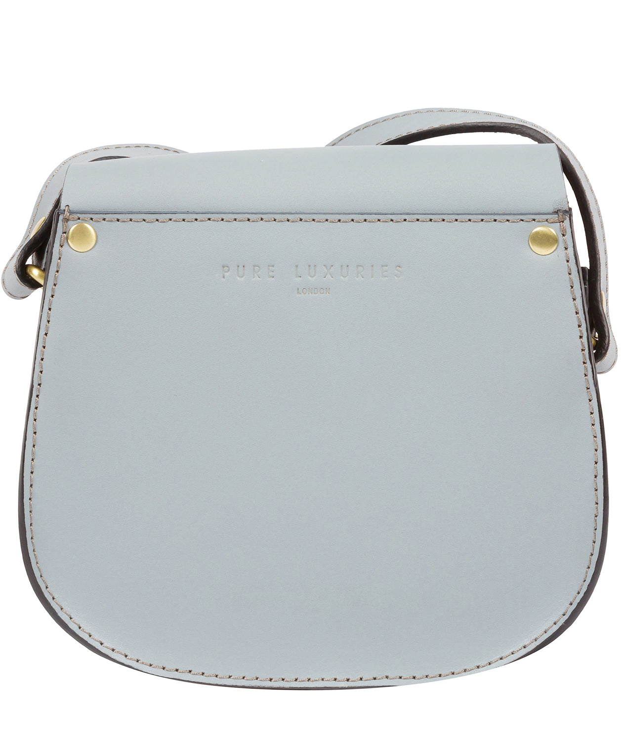 'Torver' Cashmere Blue Leather Cross Body Bag