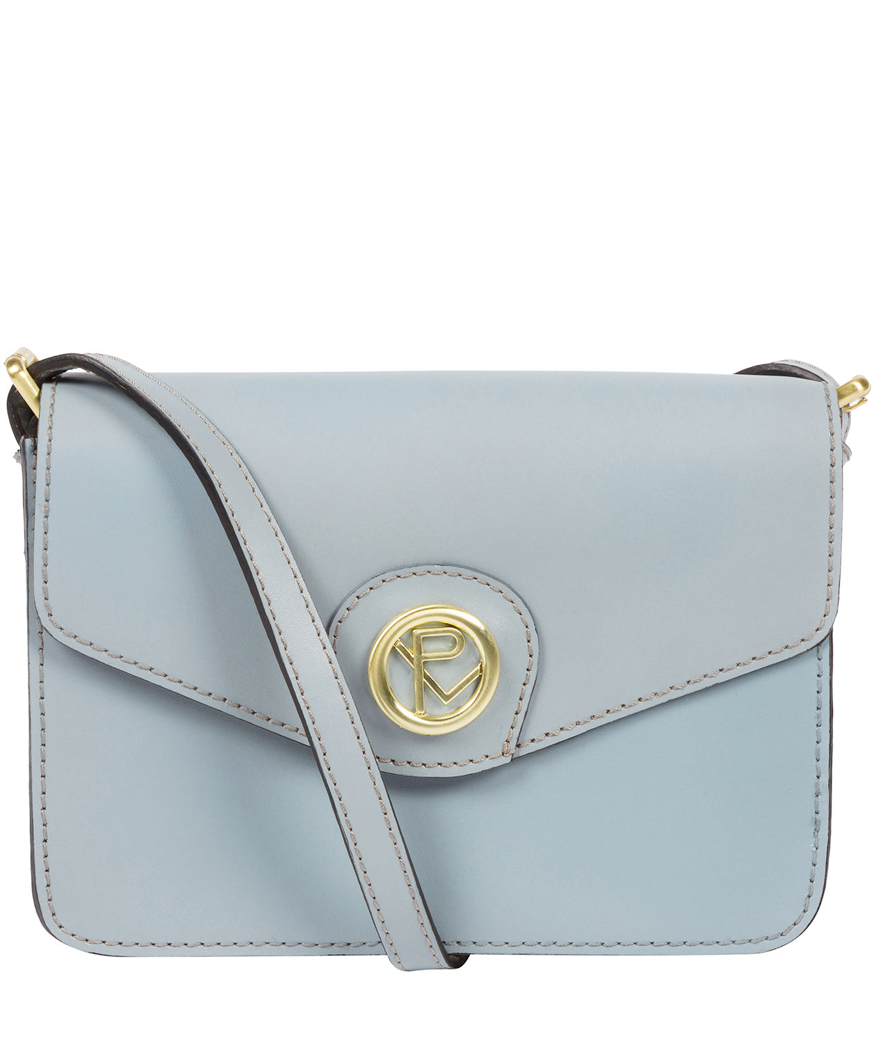 'Langdale' Cashmere Blue Leather Cross Body Bag