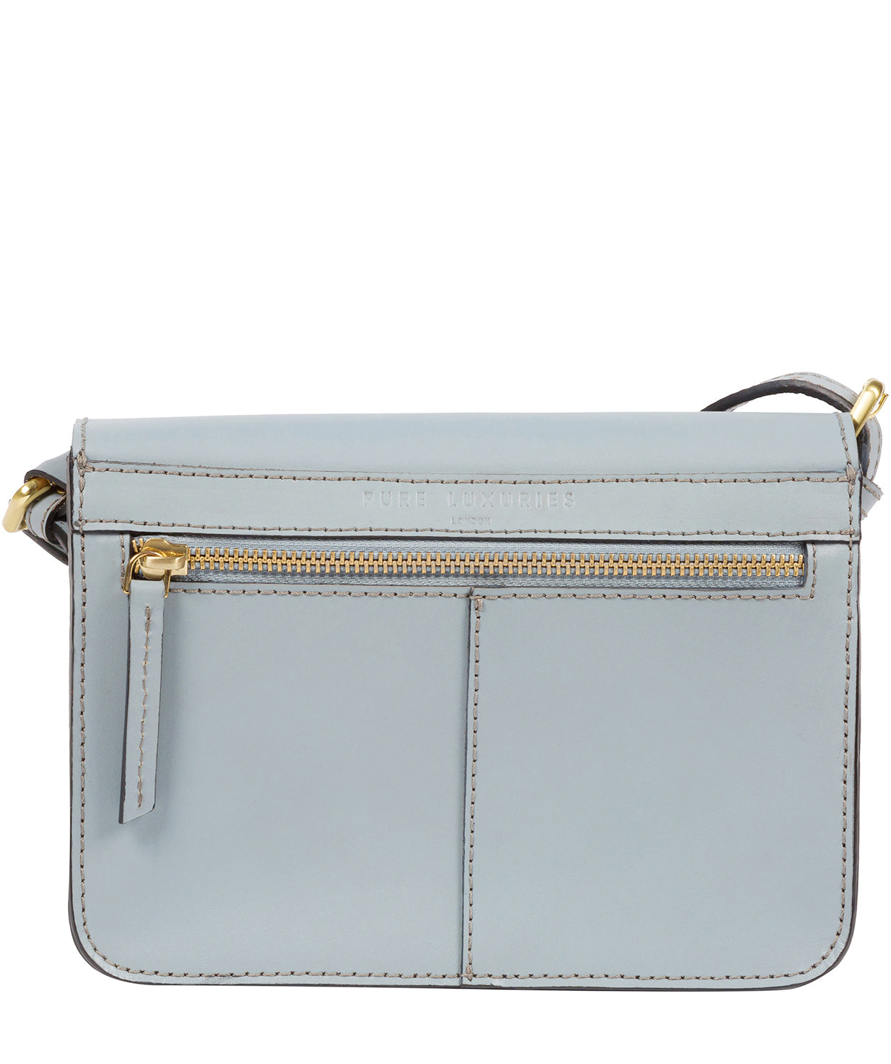 'Langdale' Cashmere Blue Leather Cross Body Bag