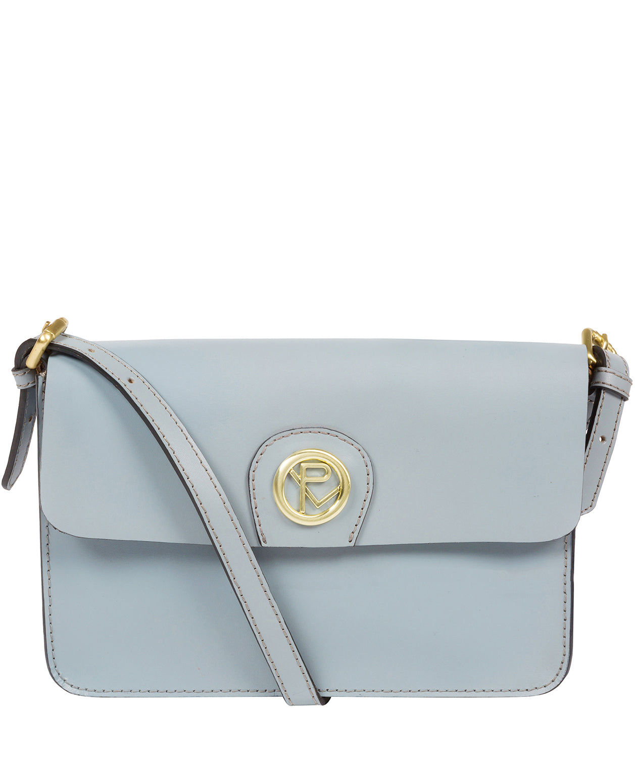 'Derwent' Cashmere Blue Leather Cross Body Bag