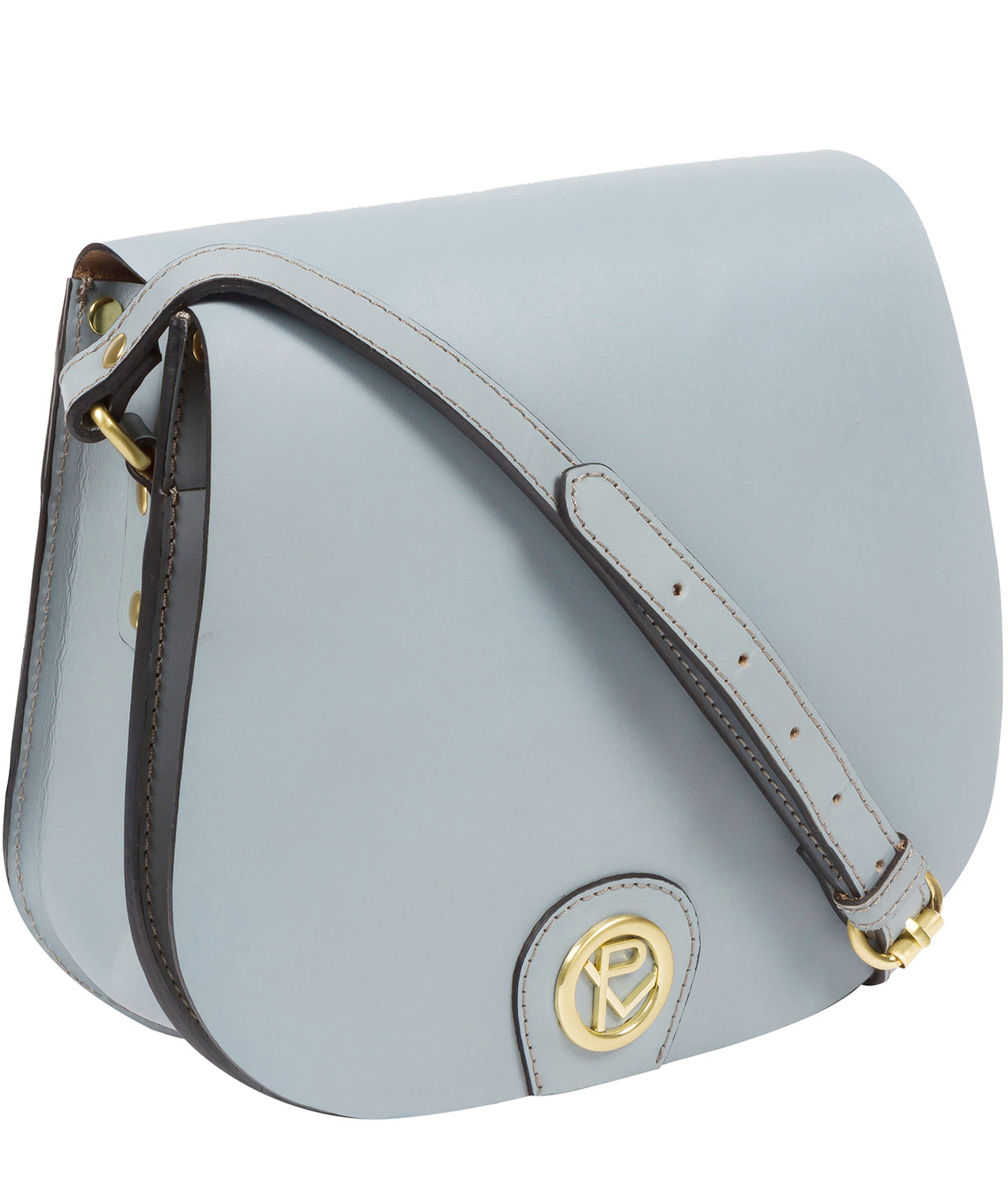 'Ambleside' Cashmere Blue Leather Cross Body Bag