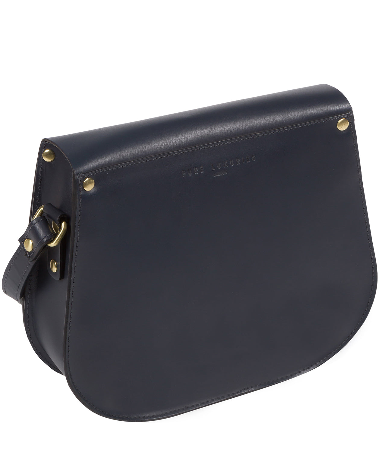 'Ambleside' Navy Leather Cross Body Bag