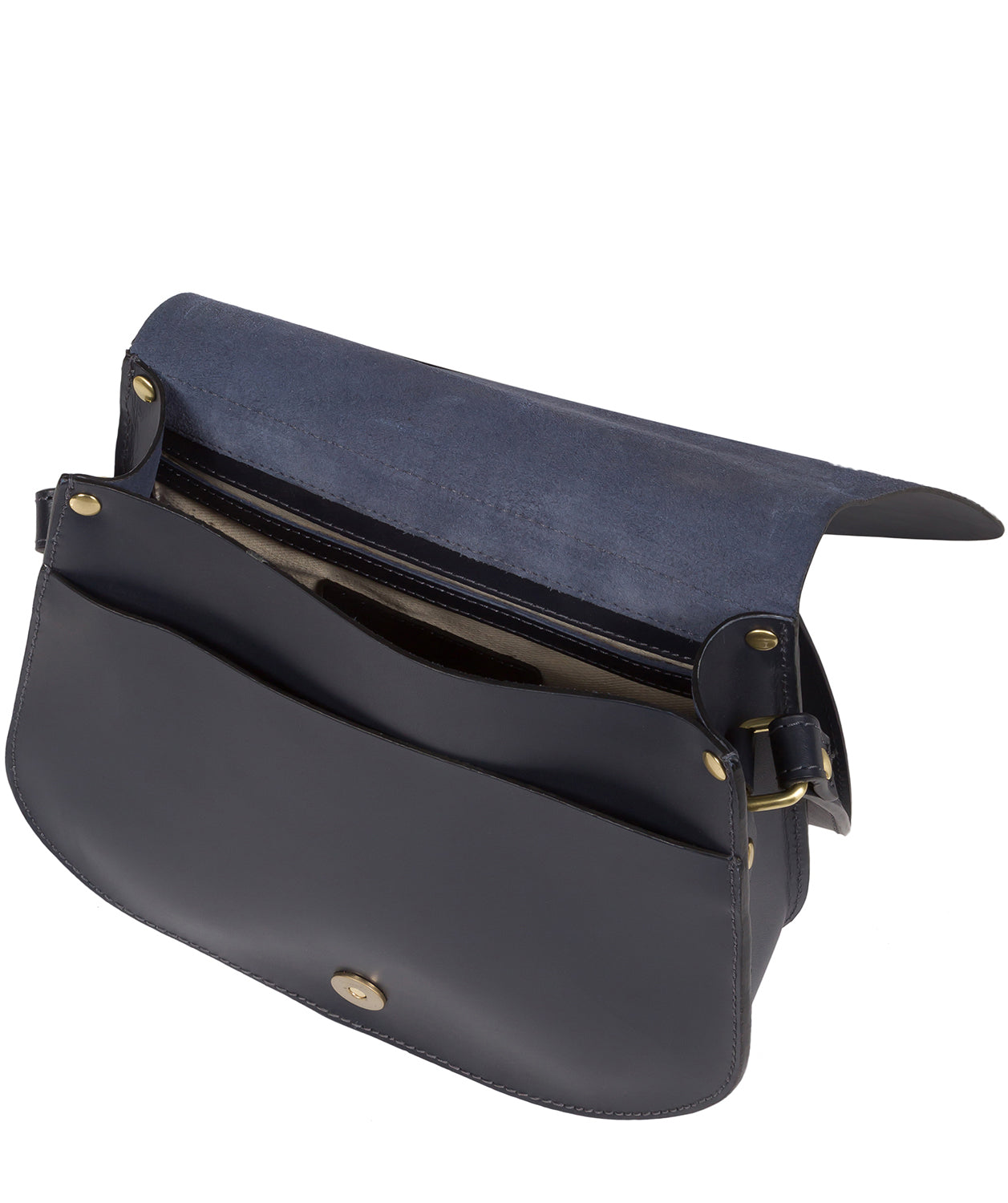 'Ambleside' Navy Leather Cross Body Bag