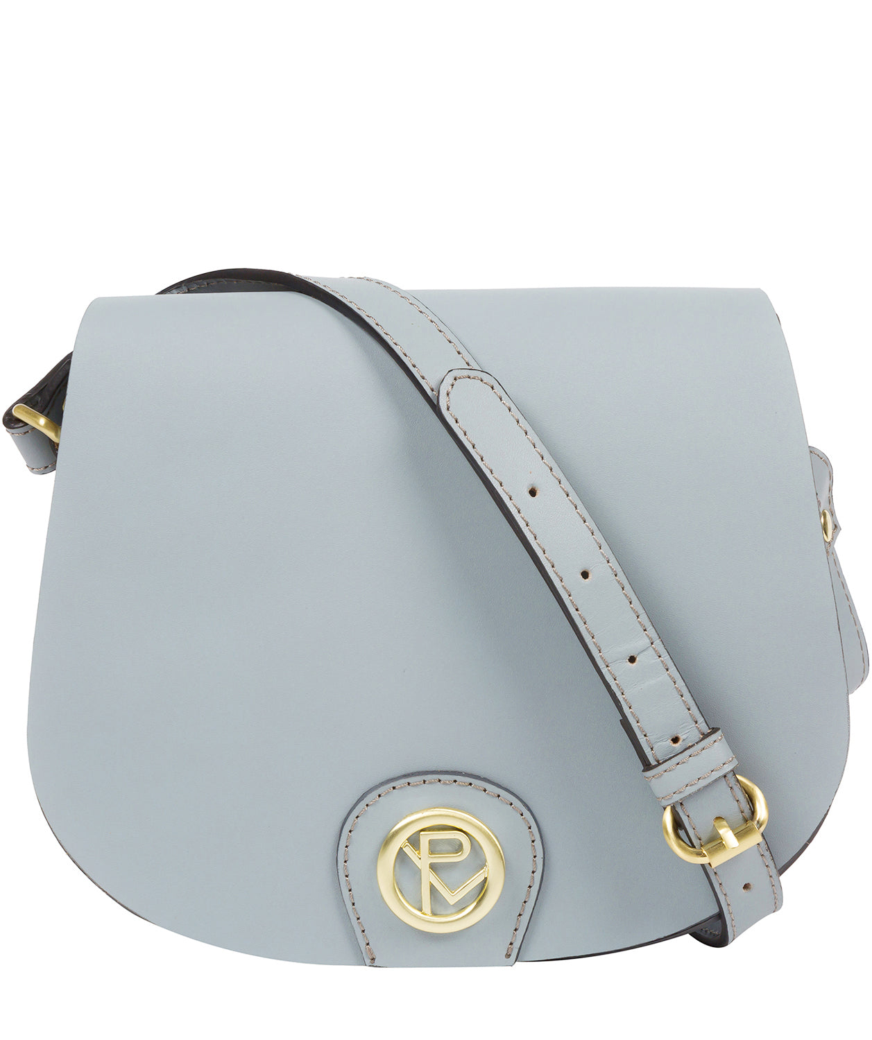 'Coniston' Cashmere Blue Leather Cross Body Bag