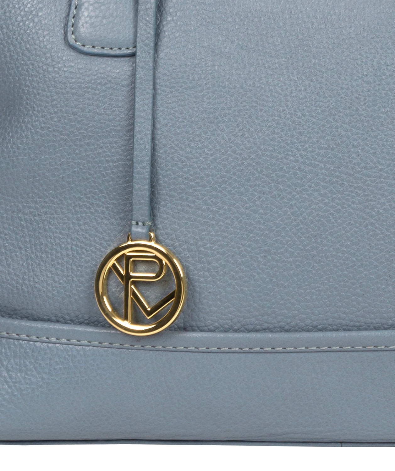 'Keira' Blue Cloud Leather Handbag