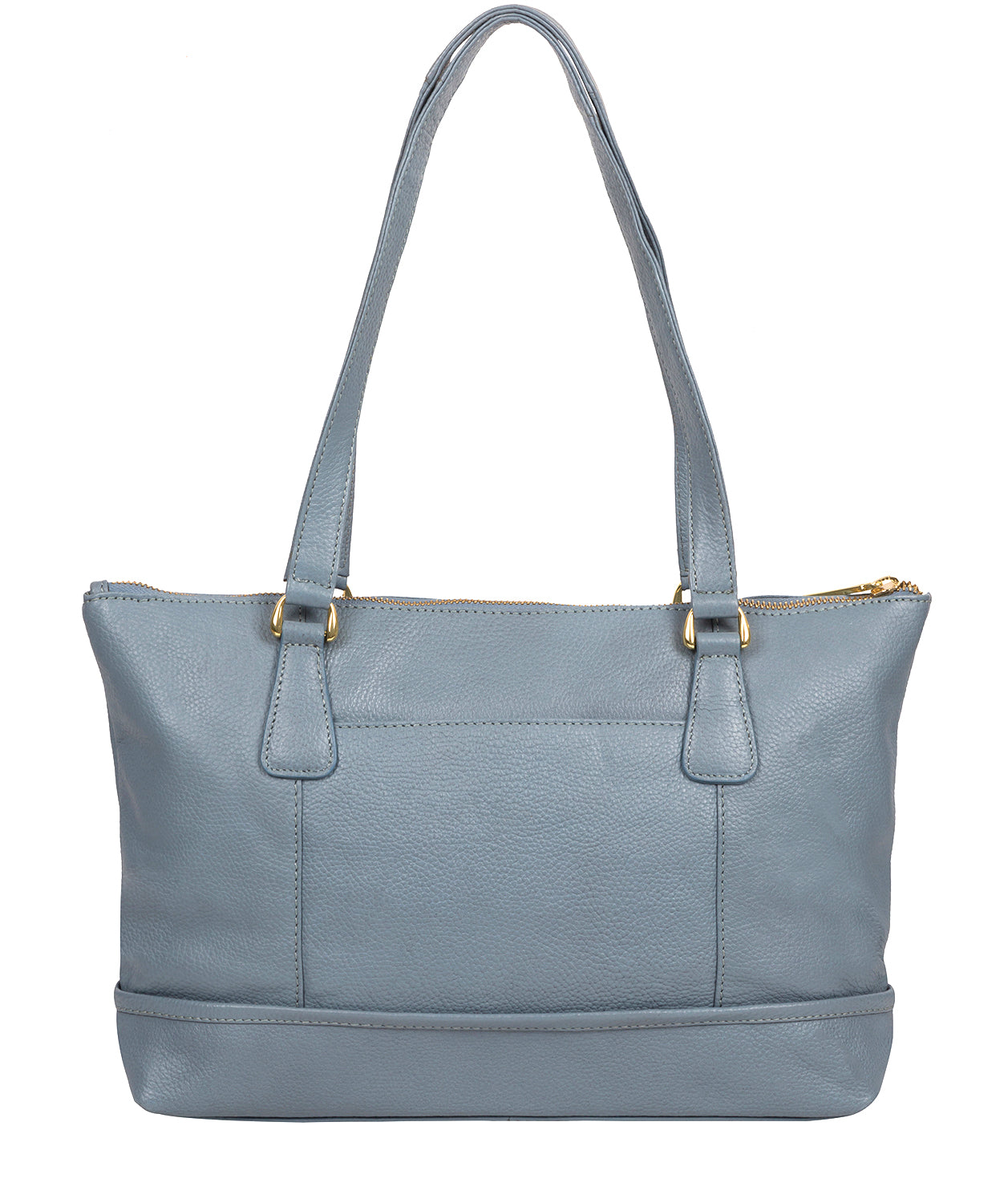 'Keira' Blue Cloud Leather Handbag