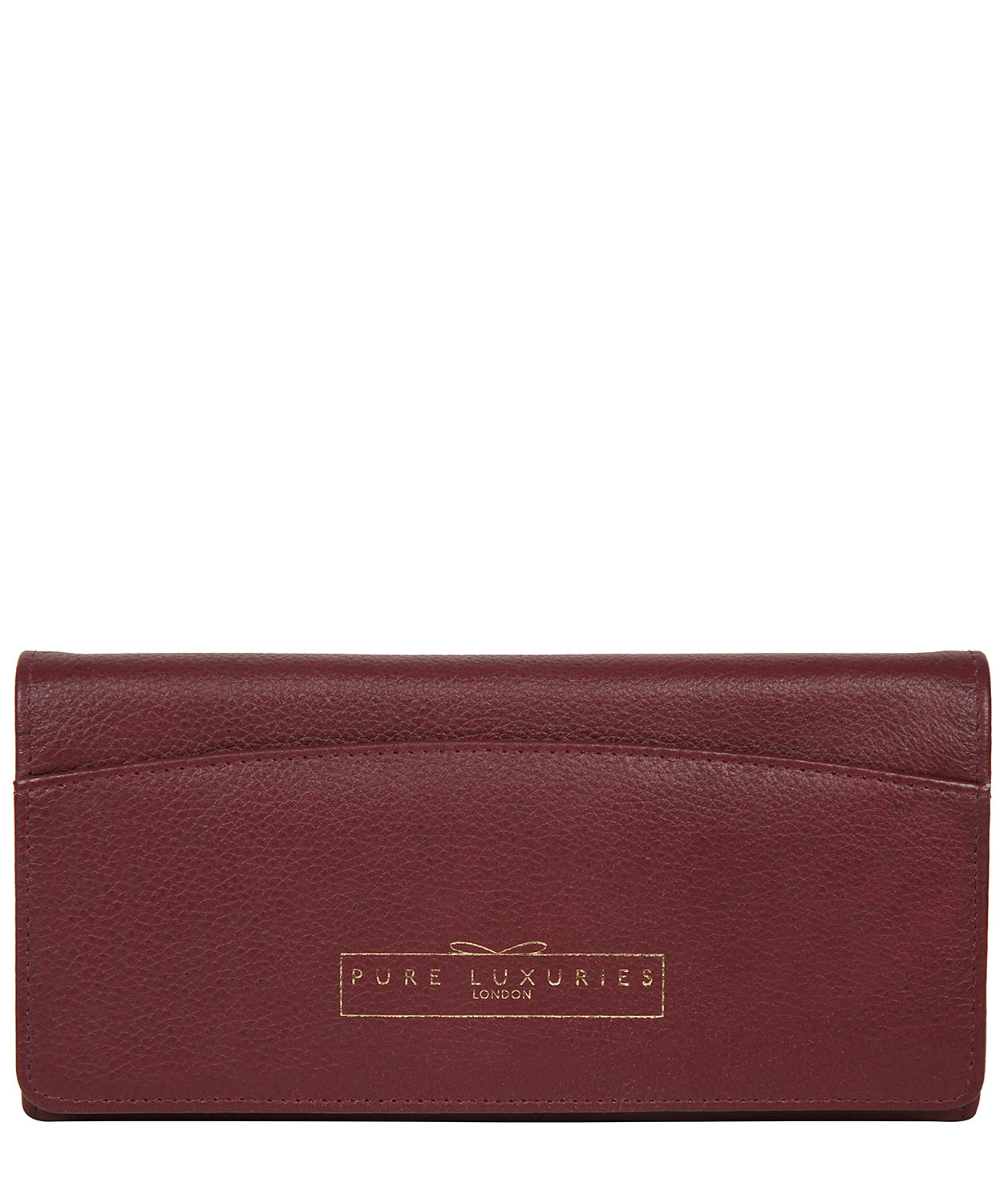 'Izabel' Pomegranate Leather Purse