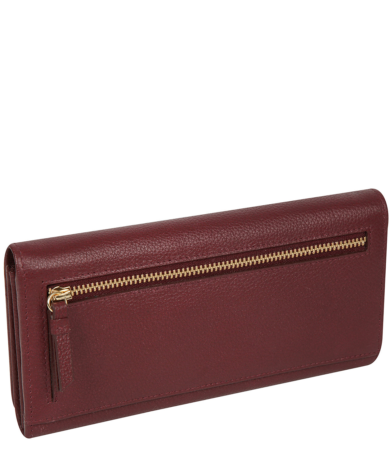 'Izabel' Pomegranate Leather Purse