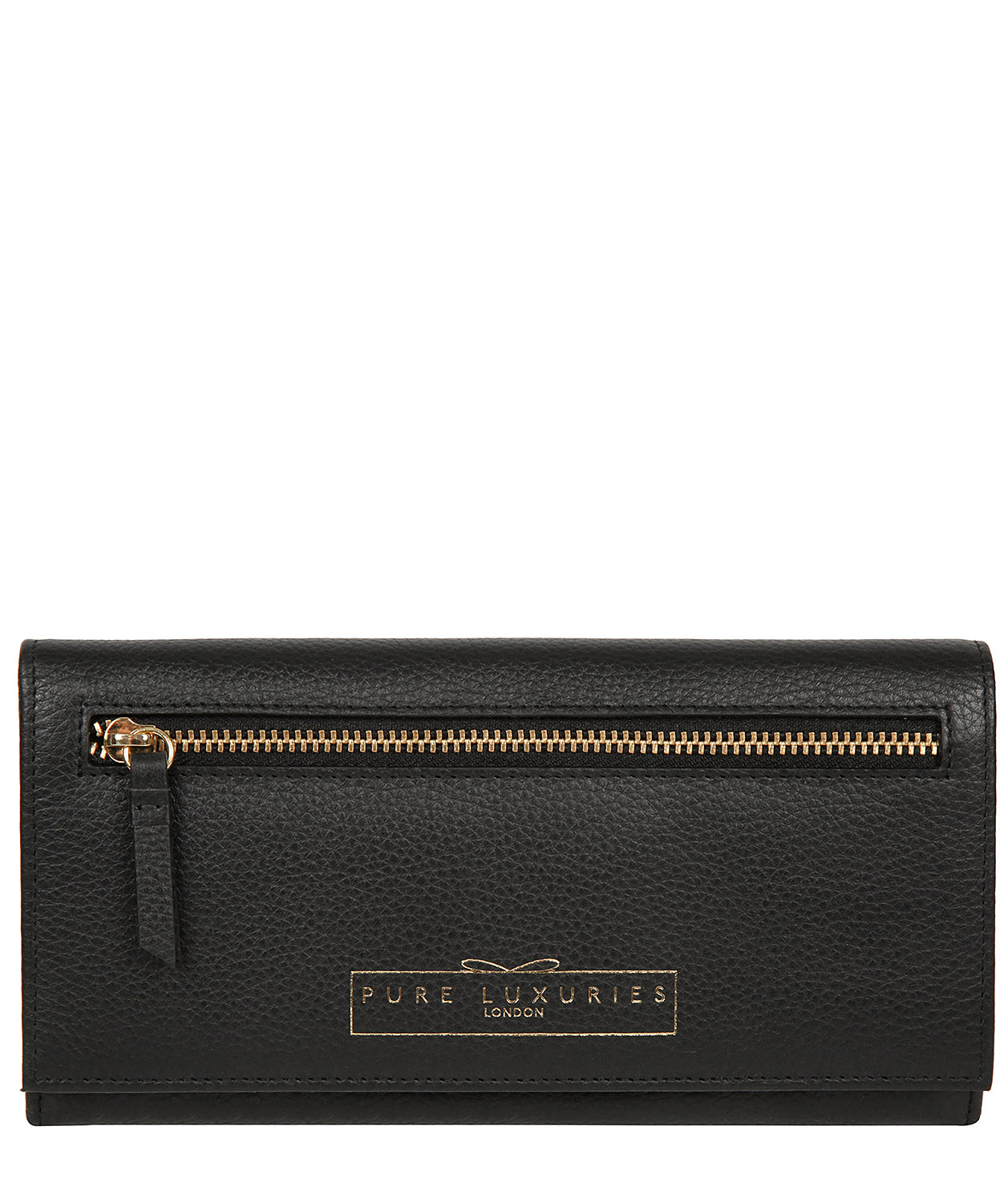 'Monika' Black Leather Purse