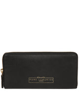 'Frieda' Black Leather Purse