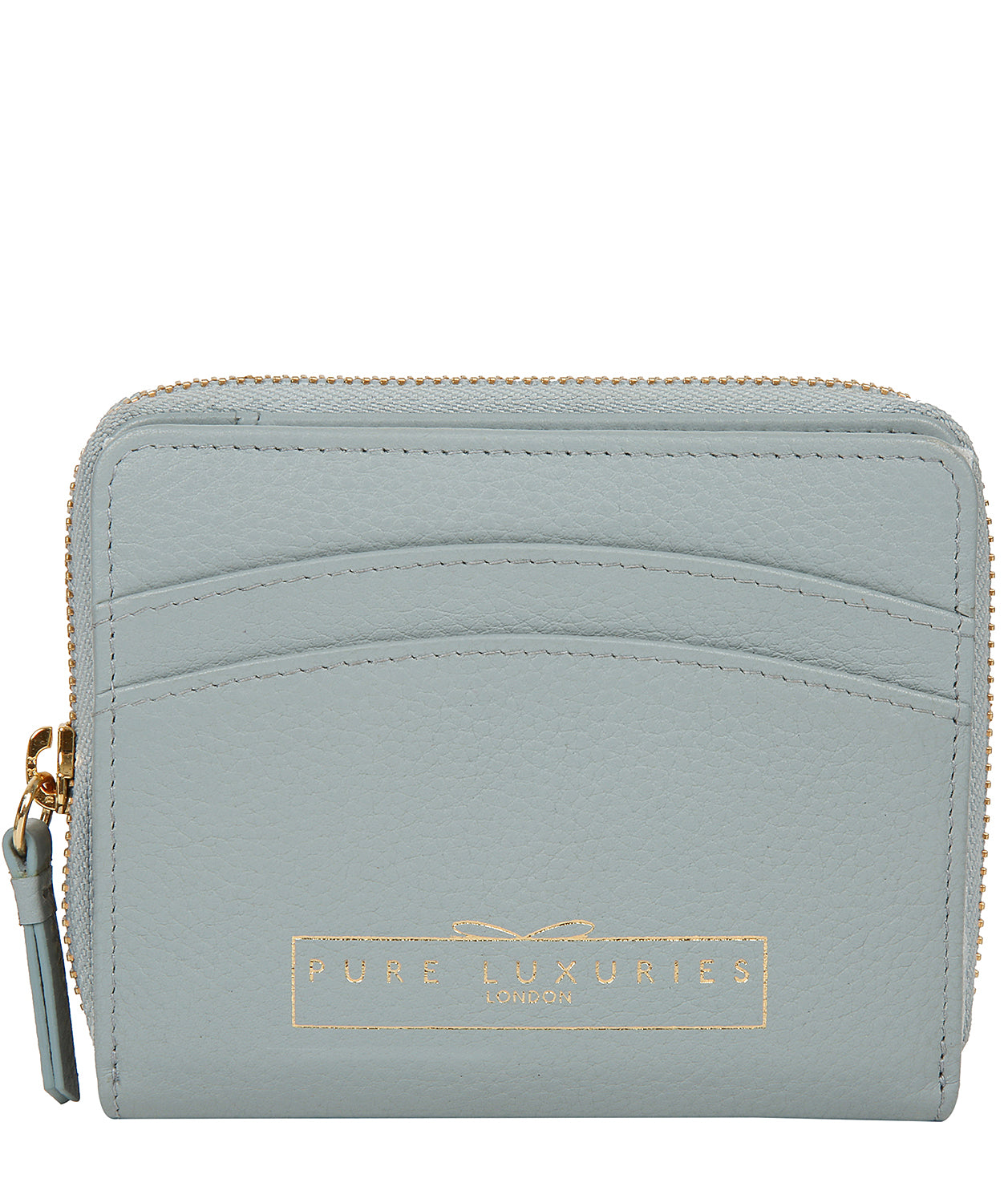 'Emely' Cashmere Blue Leather Purse