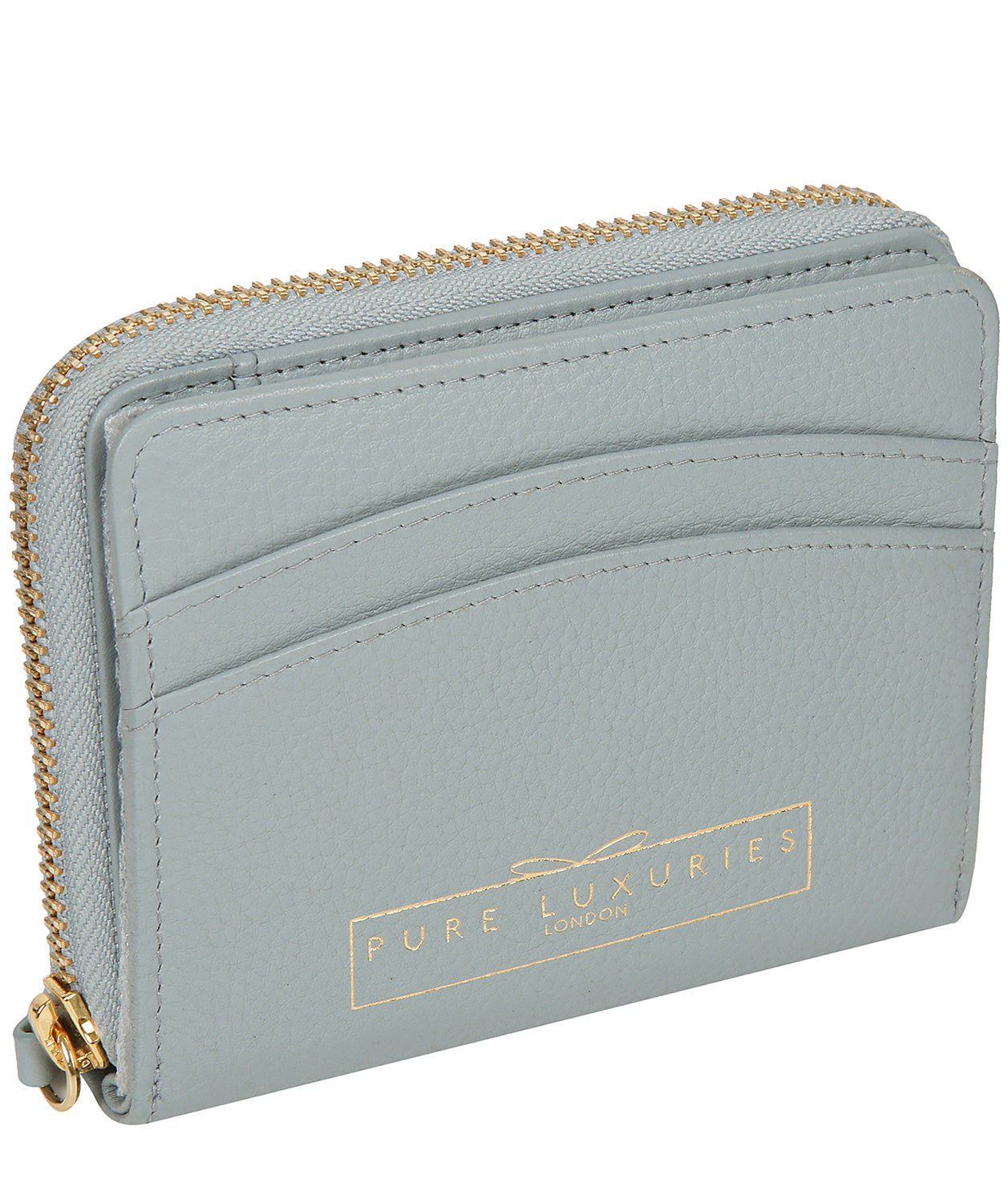 'Emely' Cashmere Blue Leather Purse