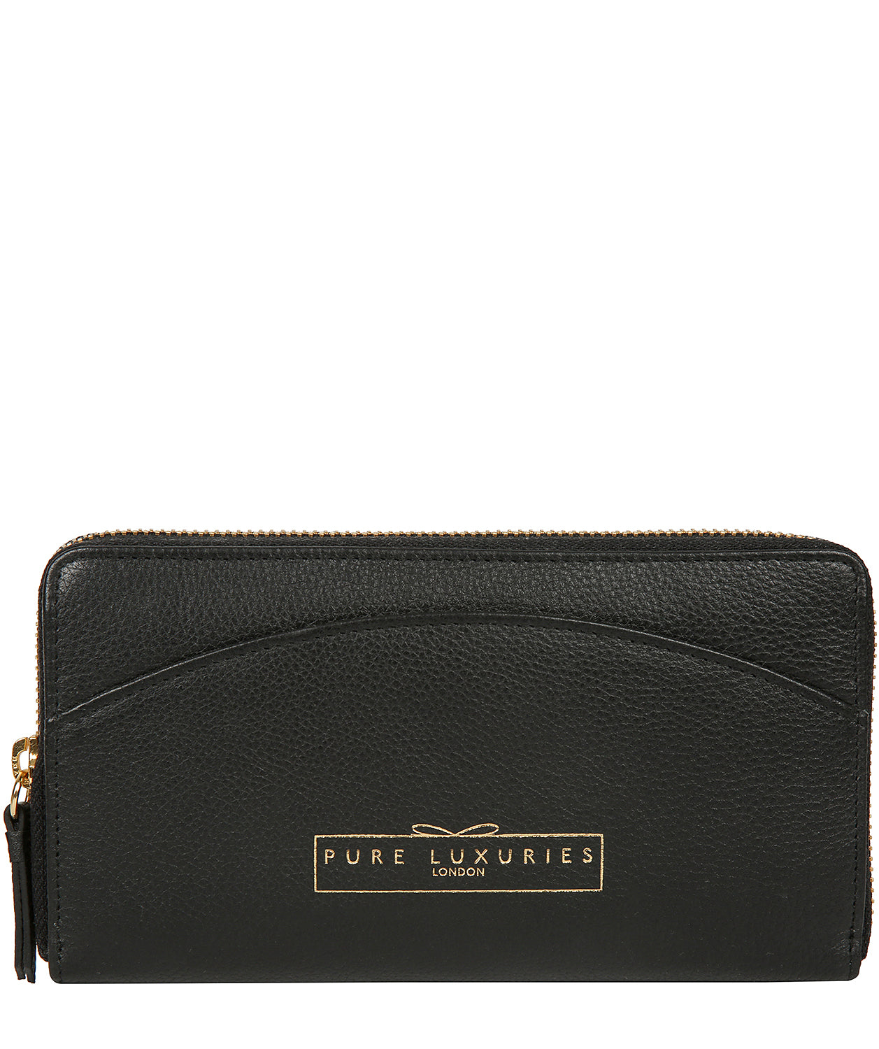 'Jenika' Black Leather Purse