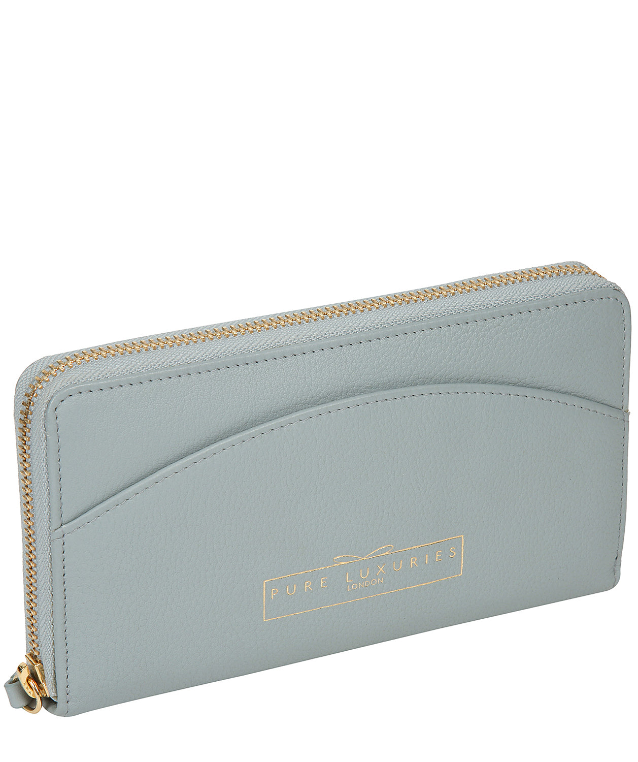 'Jenika' Cashmere Blue Leather Purse