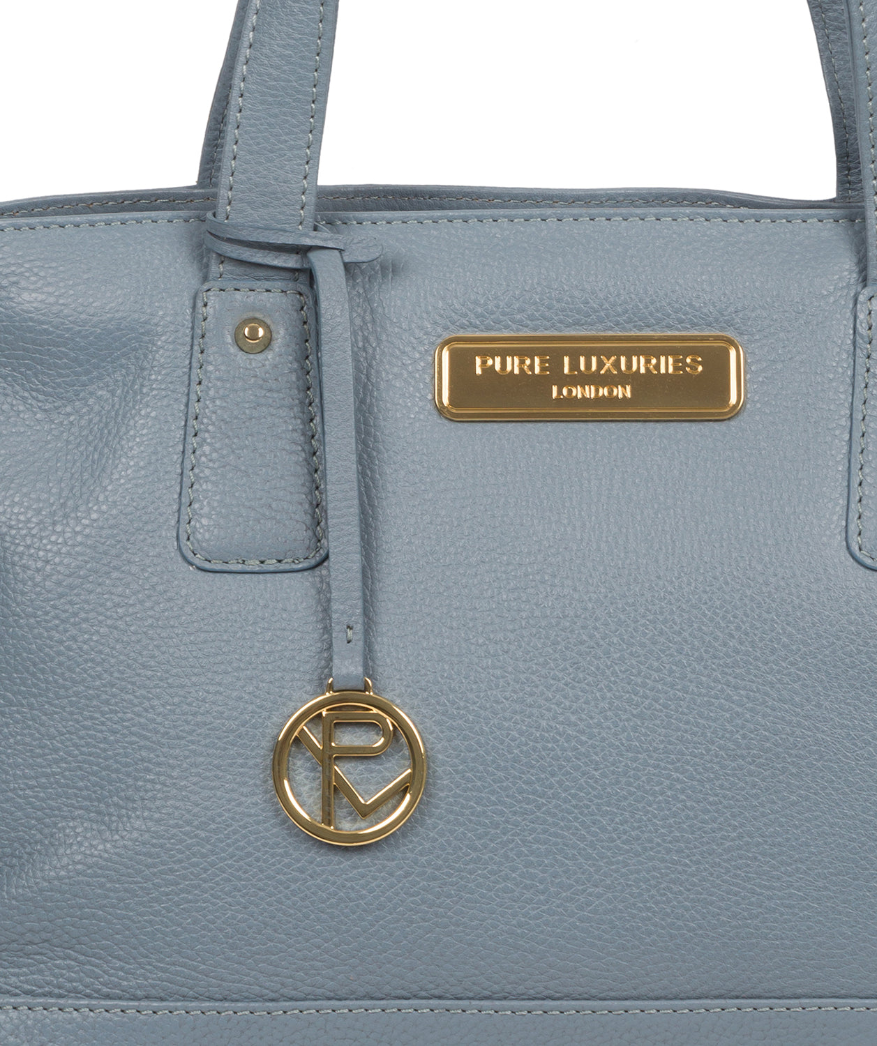 'Kate' Blue Cloud Leather Handbag