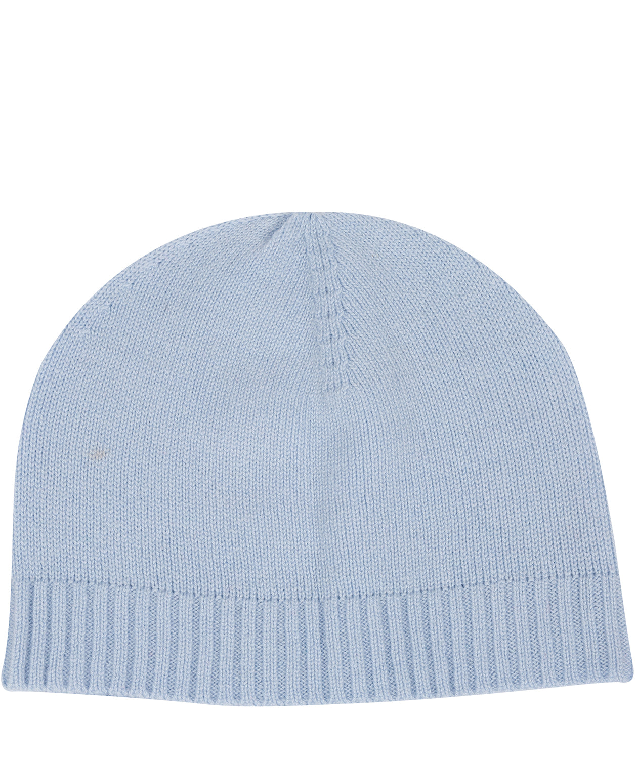 'Bowness' Powder Blue Cashmere & Merino Wool Beanie Hat