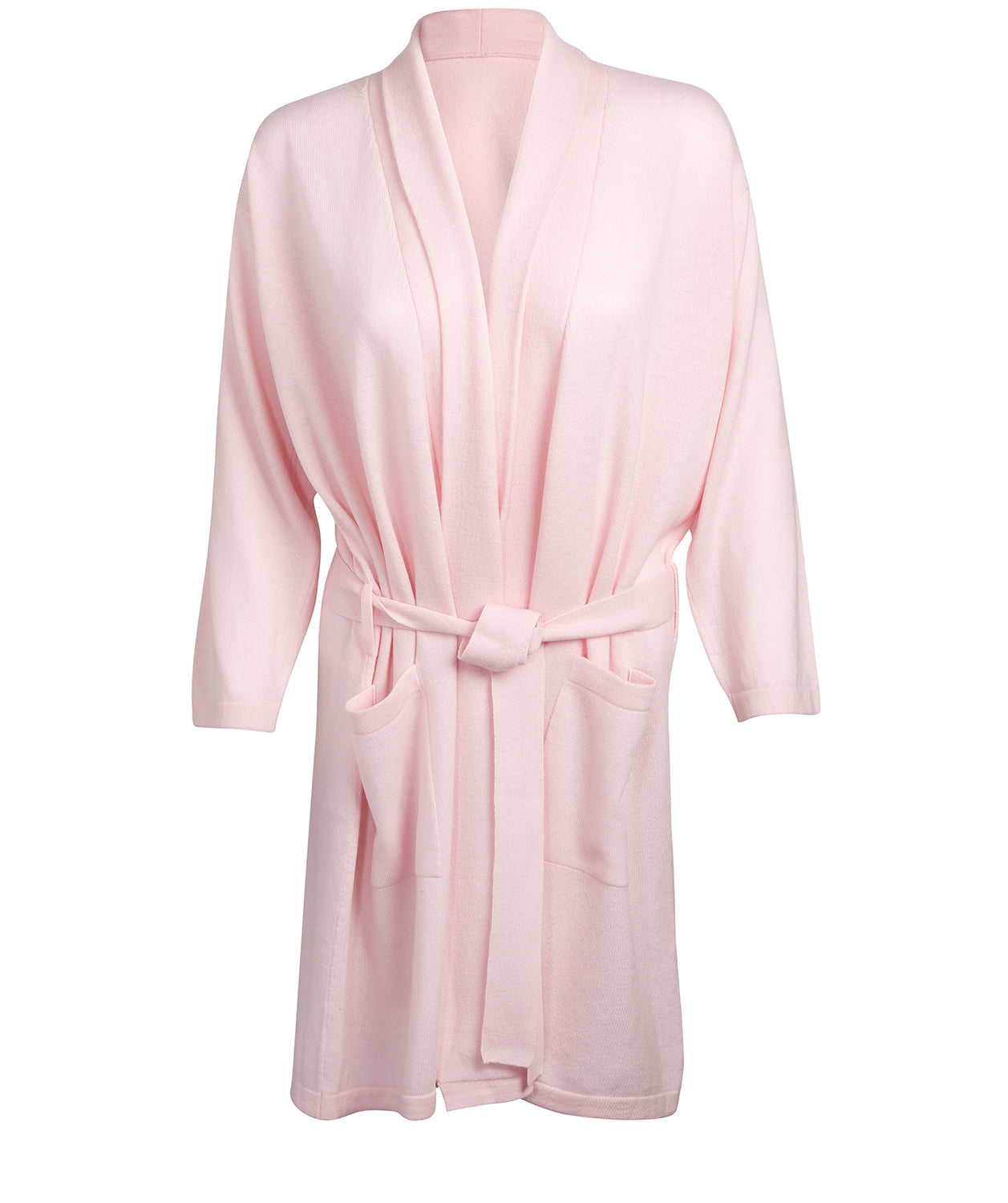 Pink Cashmere Blend Dressing Gown 'Alston' by Pure Luxuries – Pure ...