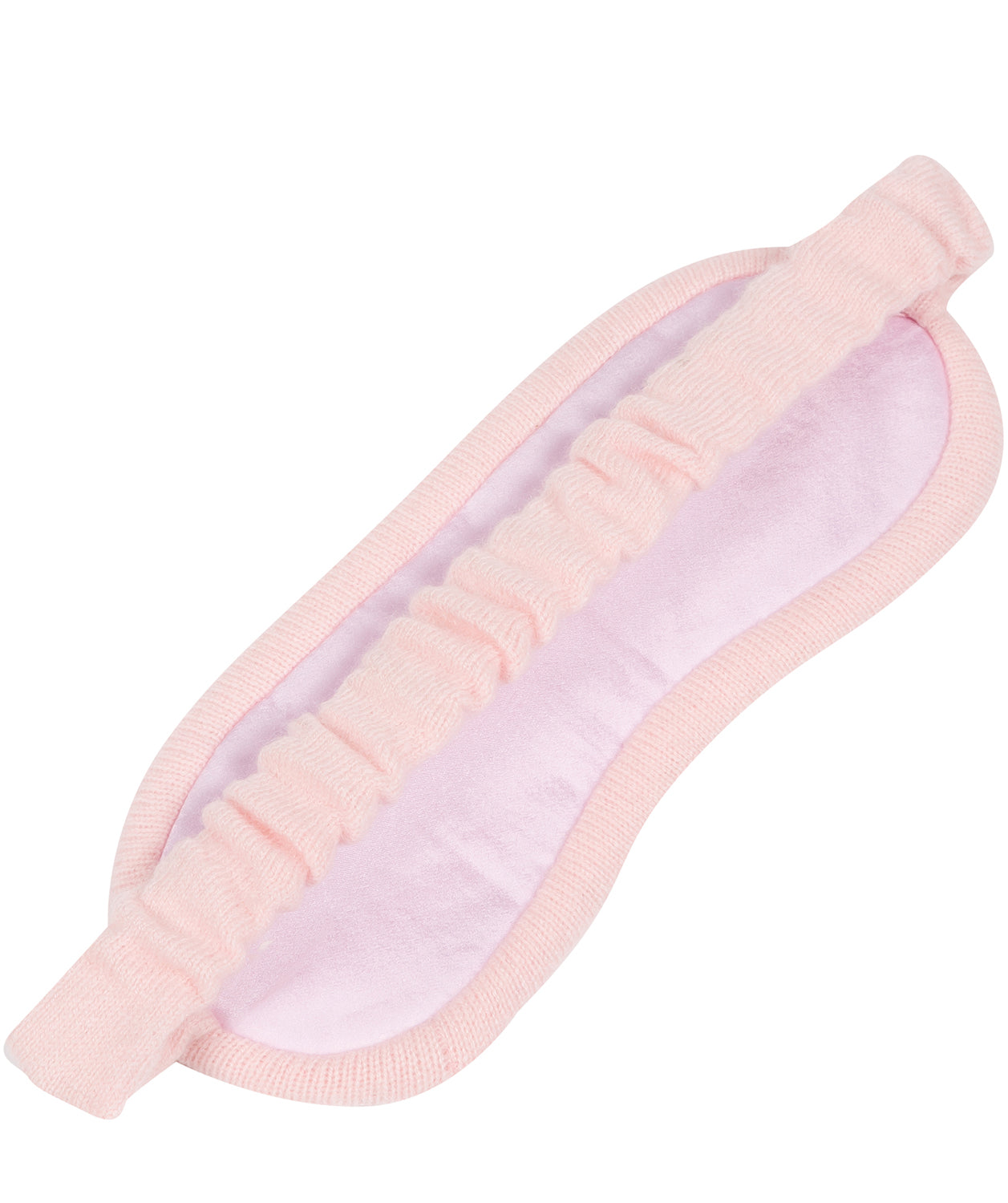 'Levens' Blush Pink 100% Cashmere Eye Mask