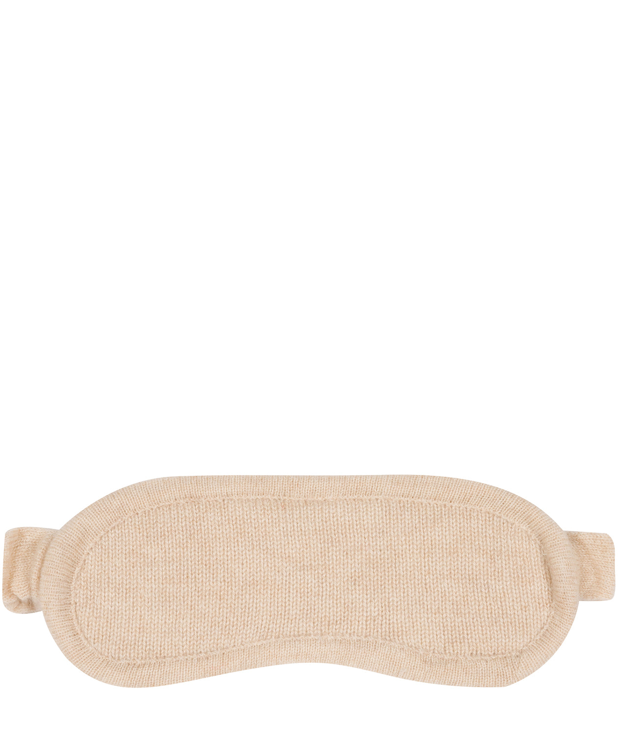 'Levens' Oatmeal 100% Cashmere Eye Mask