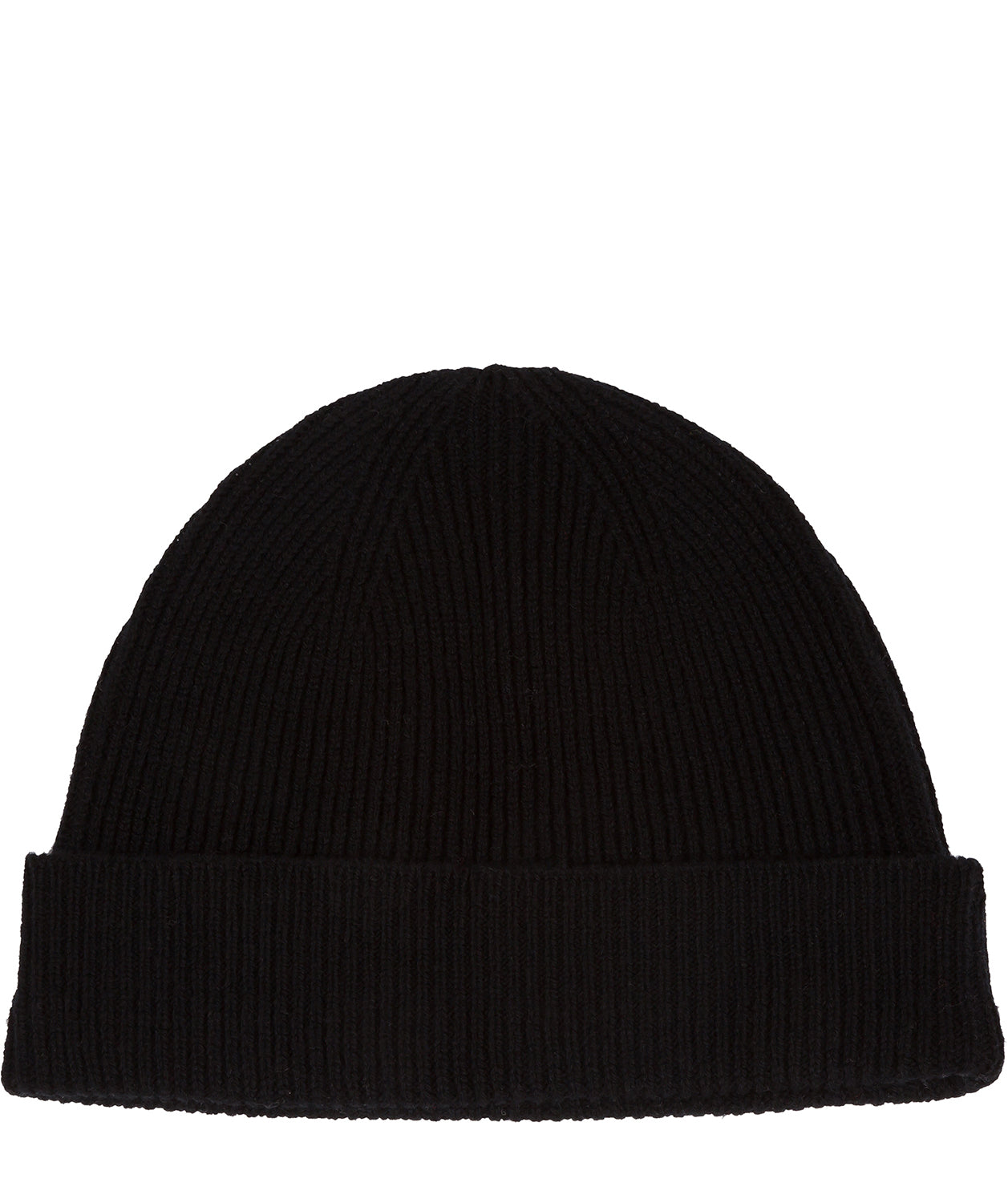 'Grizedale' Black Cashmere & Merino Wool Beanie Hat